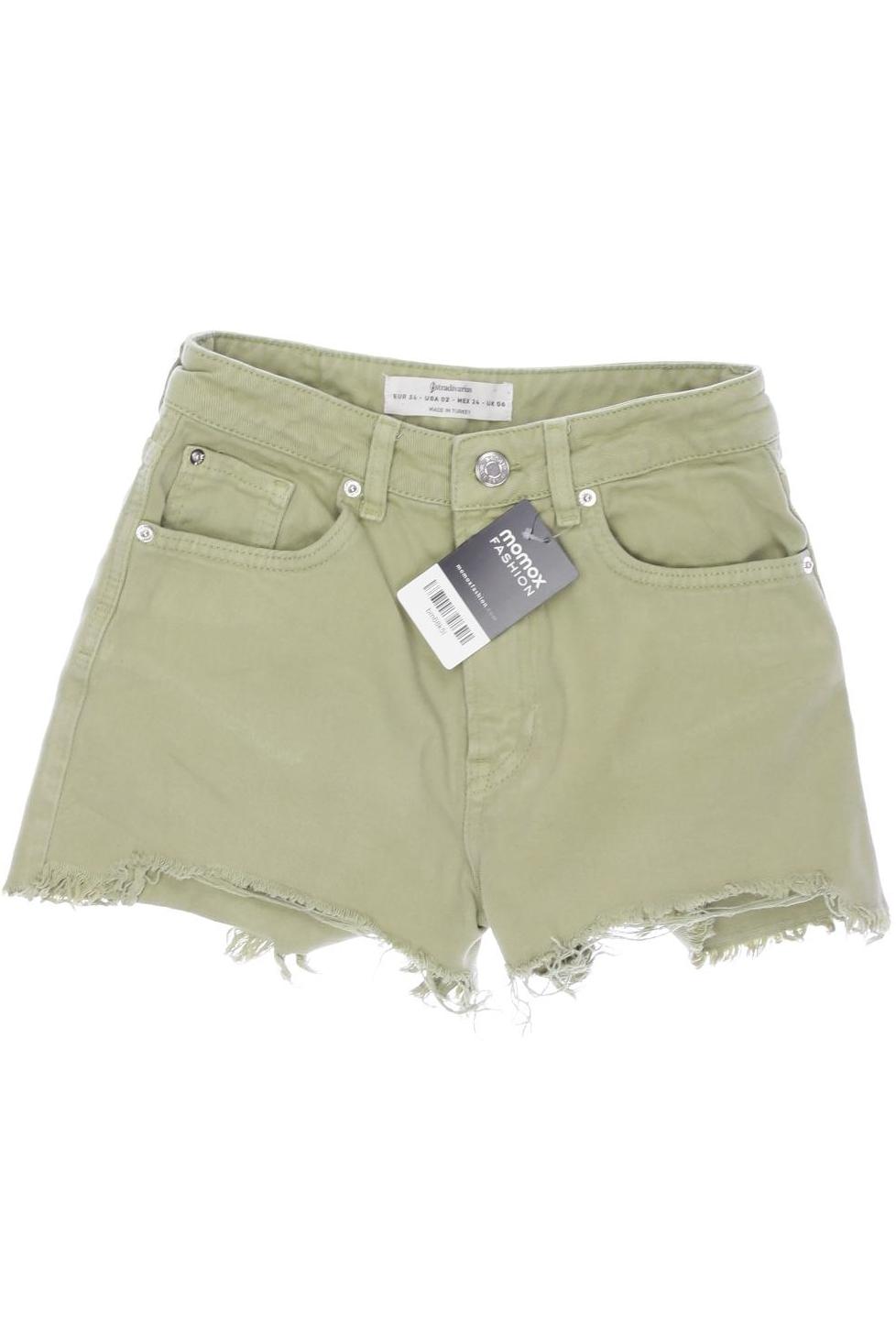 

Stradivarius Damen Shorts, hellgrün, Gr. 34