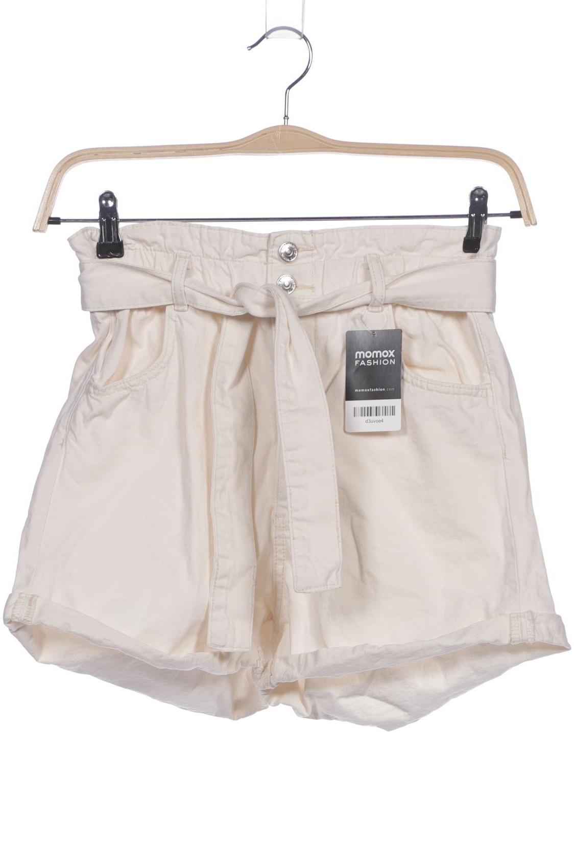 

Stradivarius Damen Shorts, cremeweiß, Gr. 38