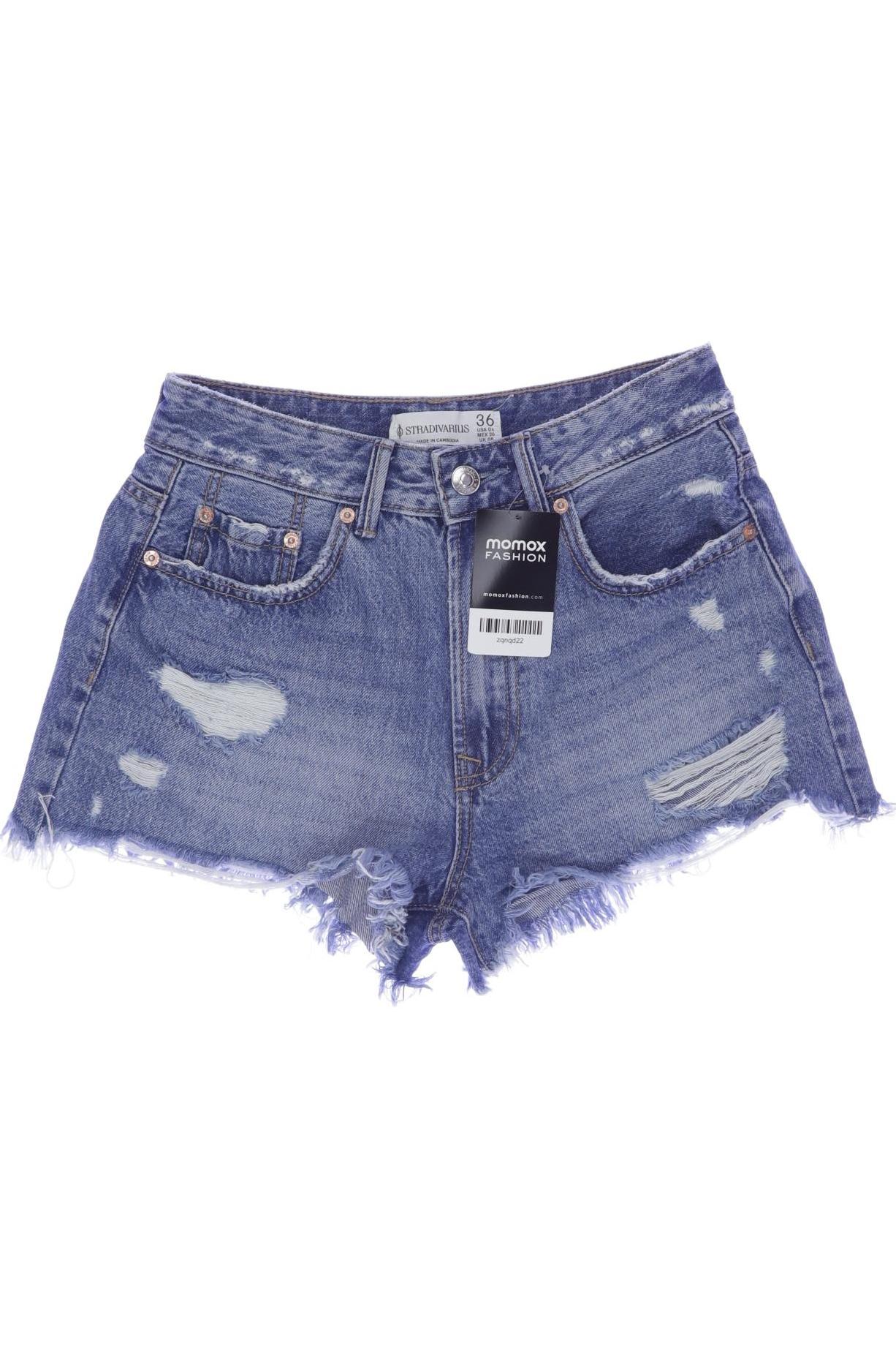 

Stradivarius Damen Shorts, blau, Gr. 36