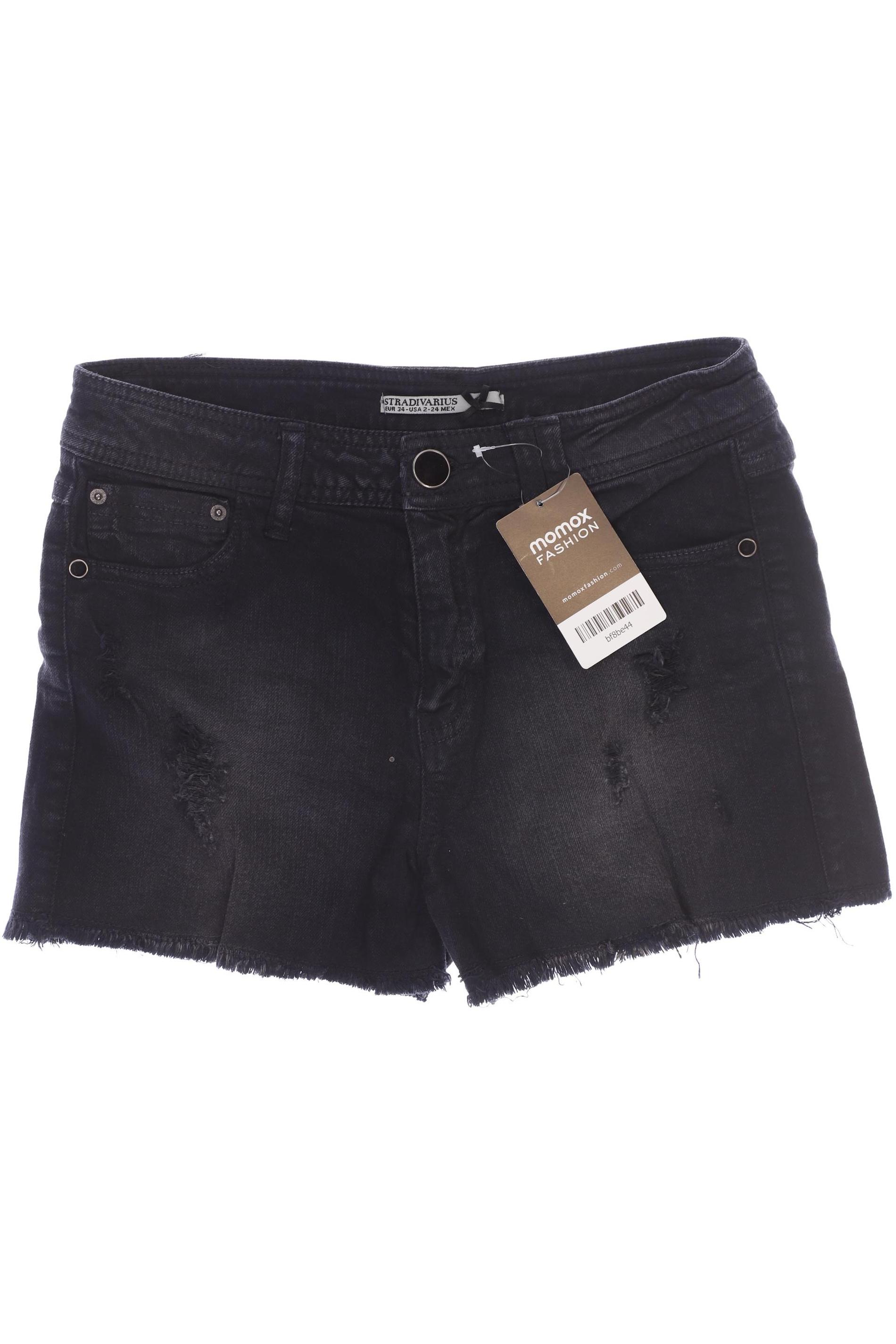 

Stradivarius Damen Shorts, schwarz