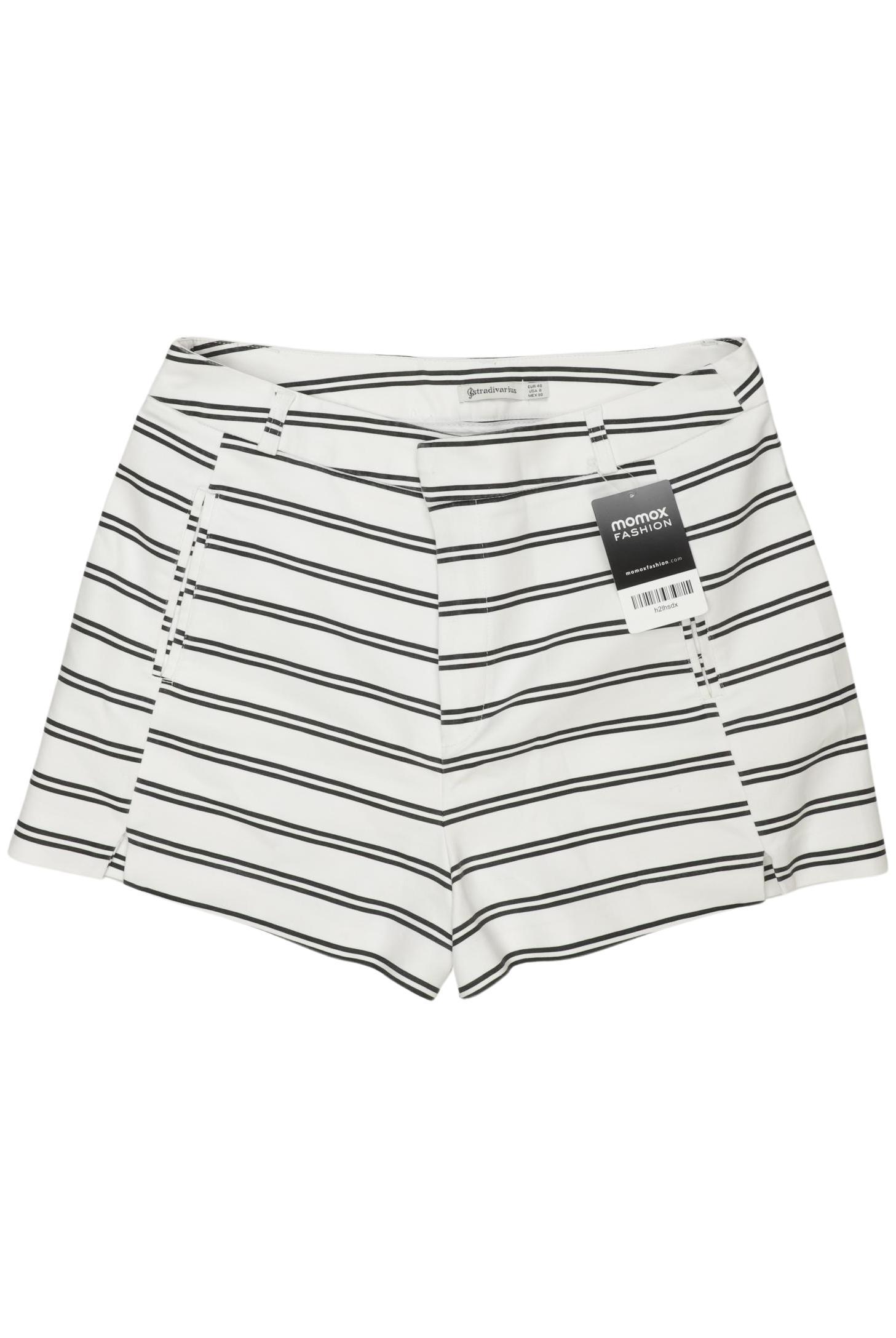 

Stradivarius Damen Shorts, weiß, Gr. 40