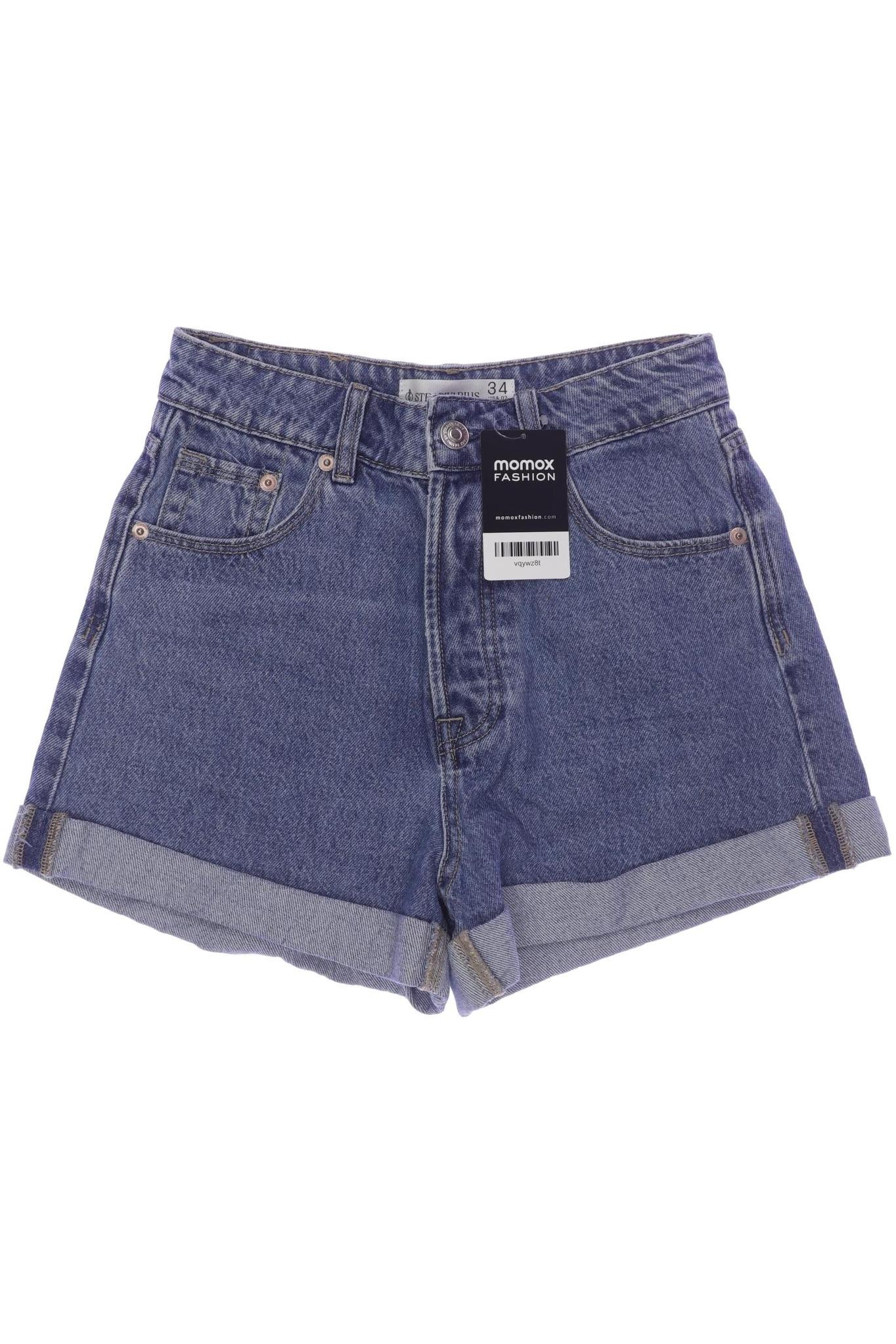 

Stradivarius Damen Shorts, blau, Gr. 34