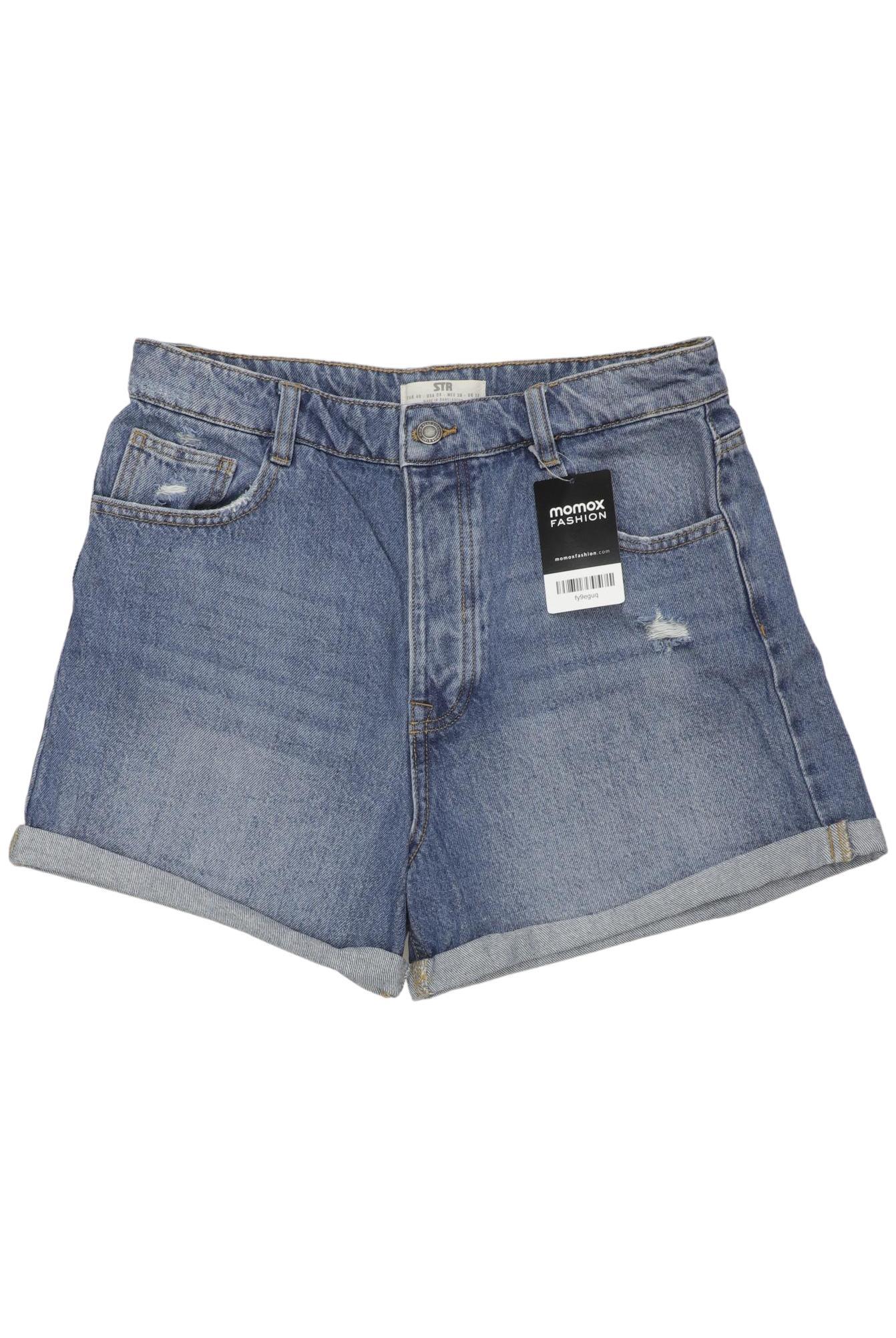 

Stradivarius Damen Shorts, blau, Gr. 40