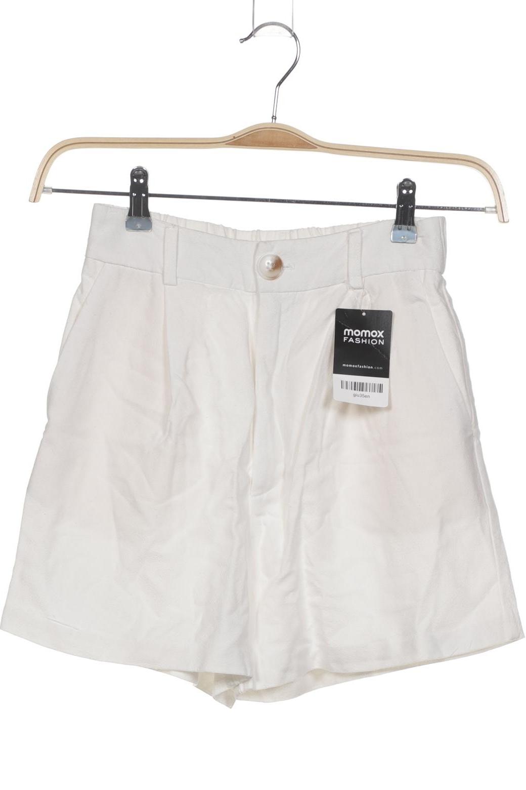 

Stradivarius Damen Shorts, weiß, Gr. 34