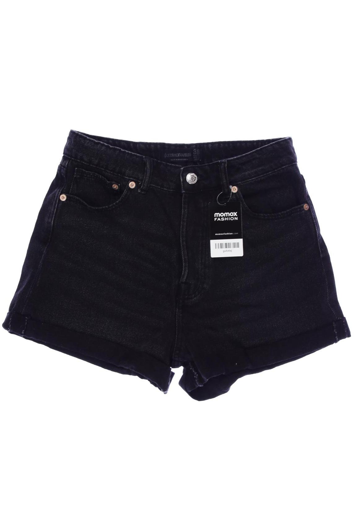 

Stradivarius Damen Shorts, schwarz, Gr. 38