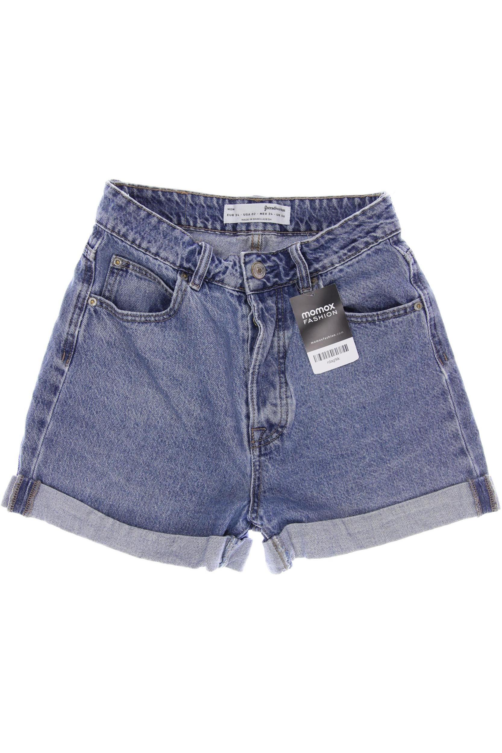 

Stradivarius Damen Shorts, blau, Gr. 34