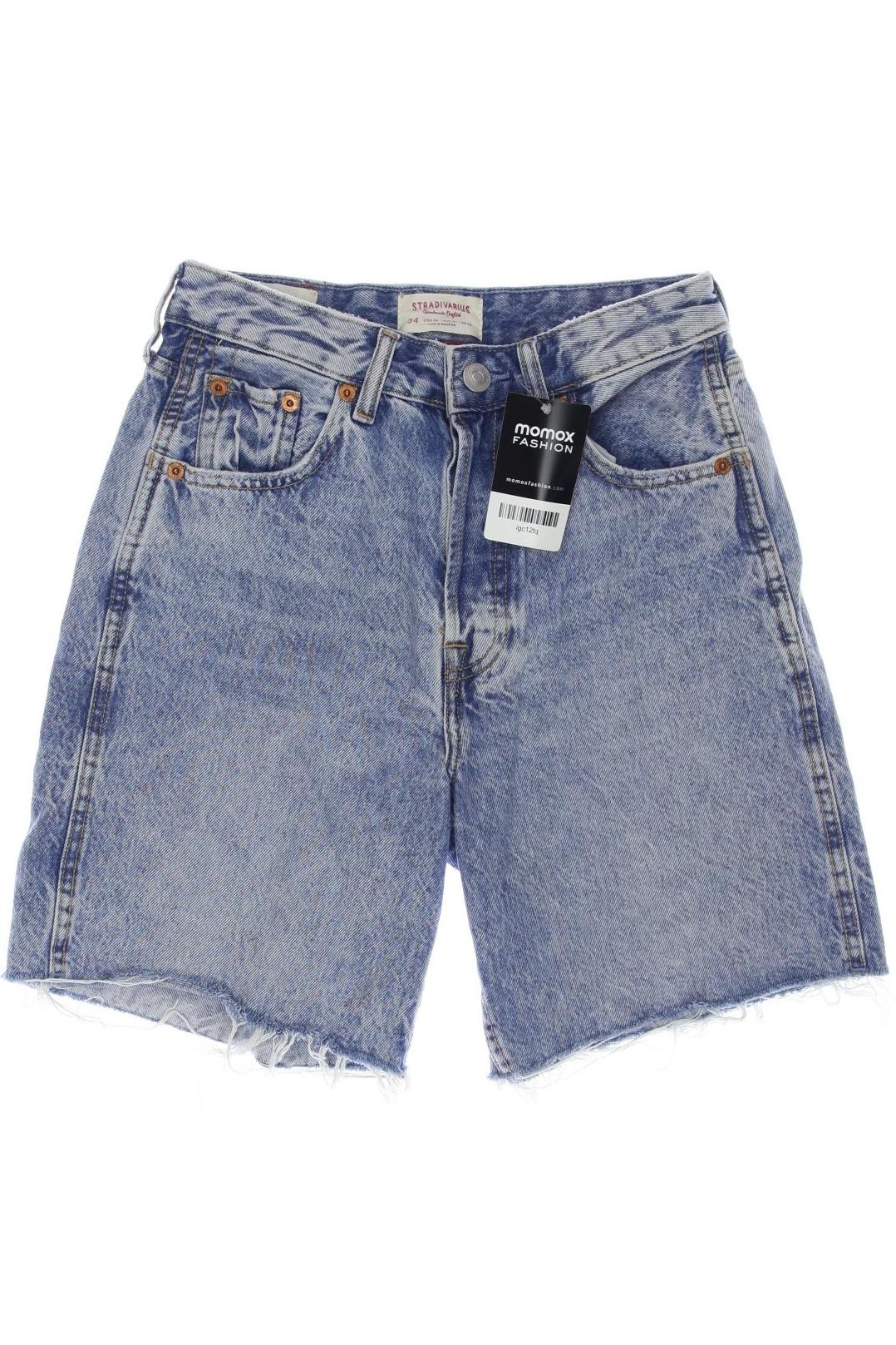 

Stradivarius Damen Shorts, blau, Gr. 34