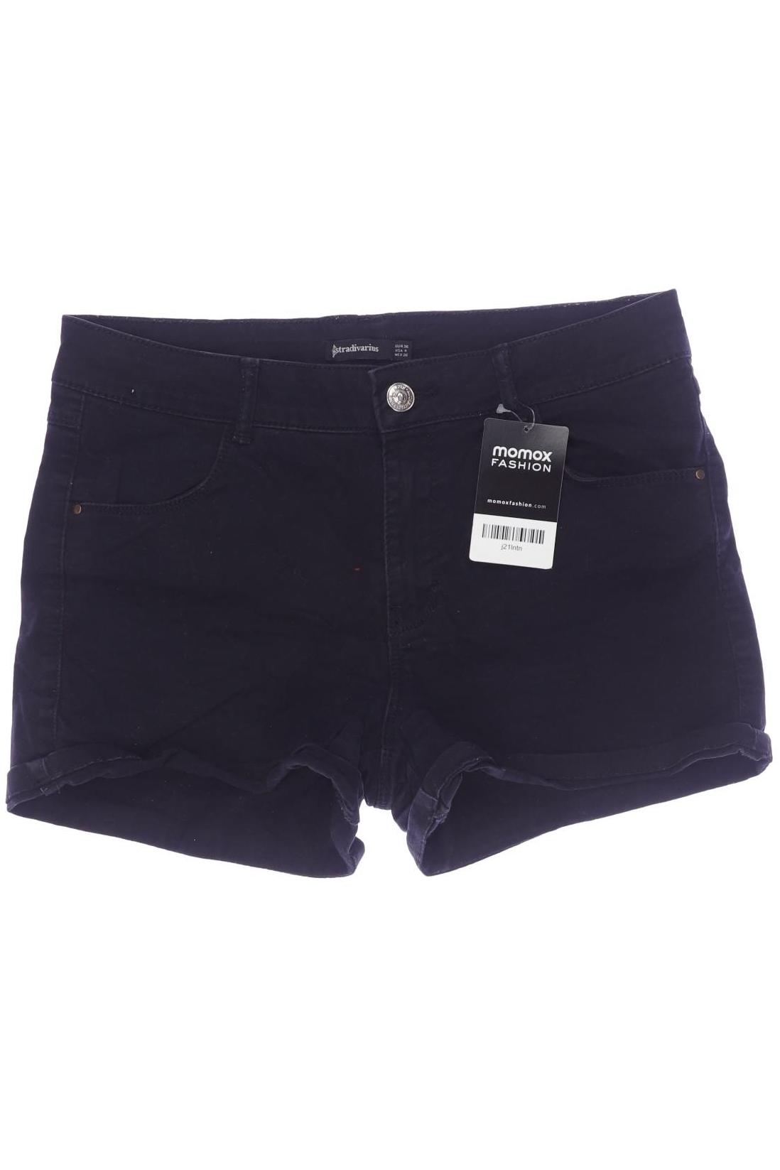 

Stradivarius Damen Shorts, schwarz, Gr. 36
