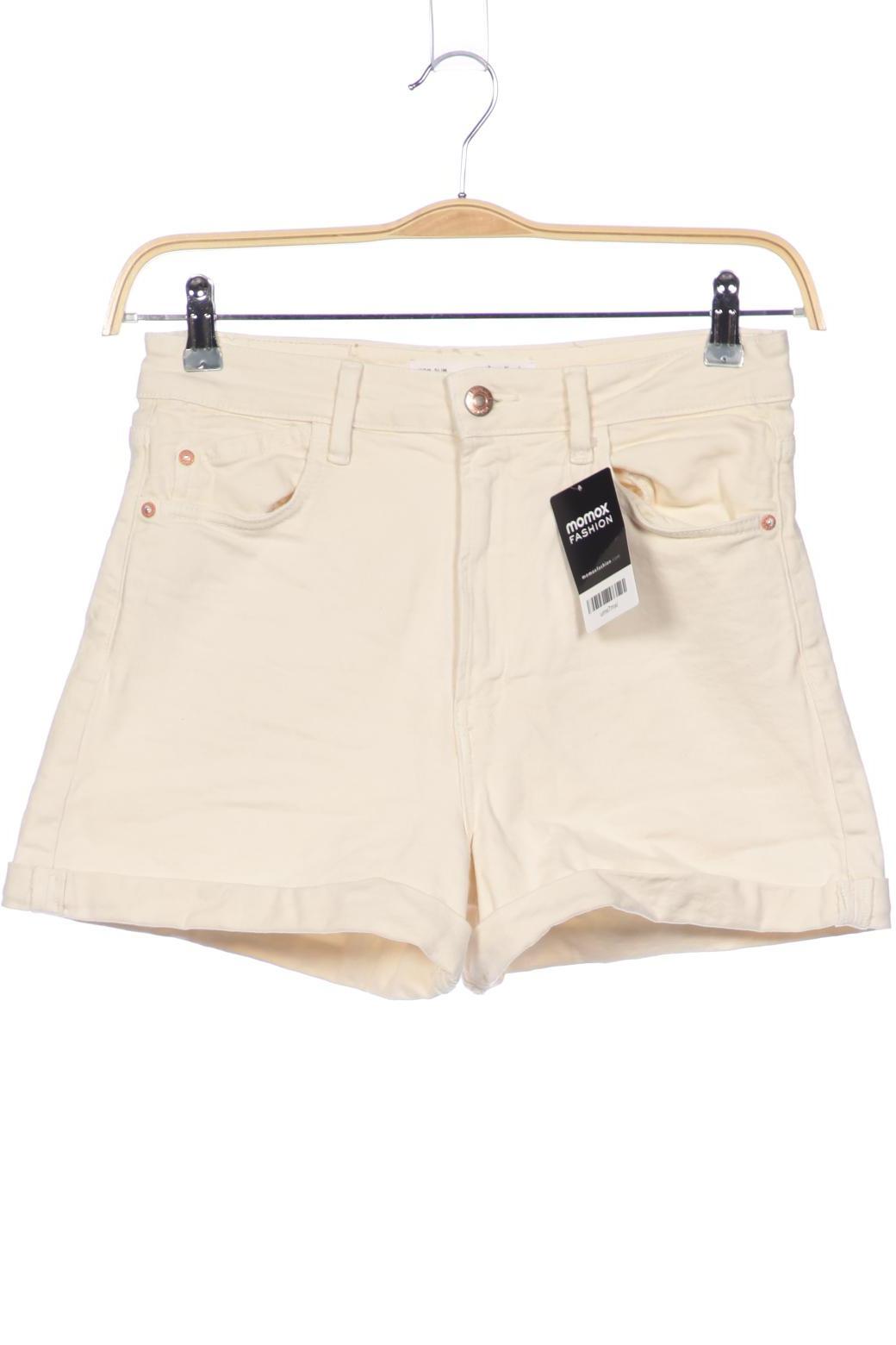

Stradivarius Damen Shorts, cremeweiß, Gr. 40