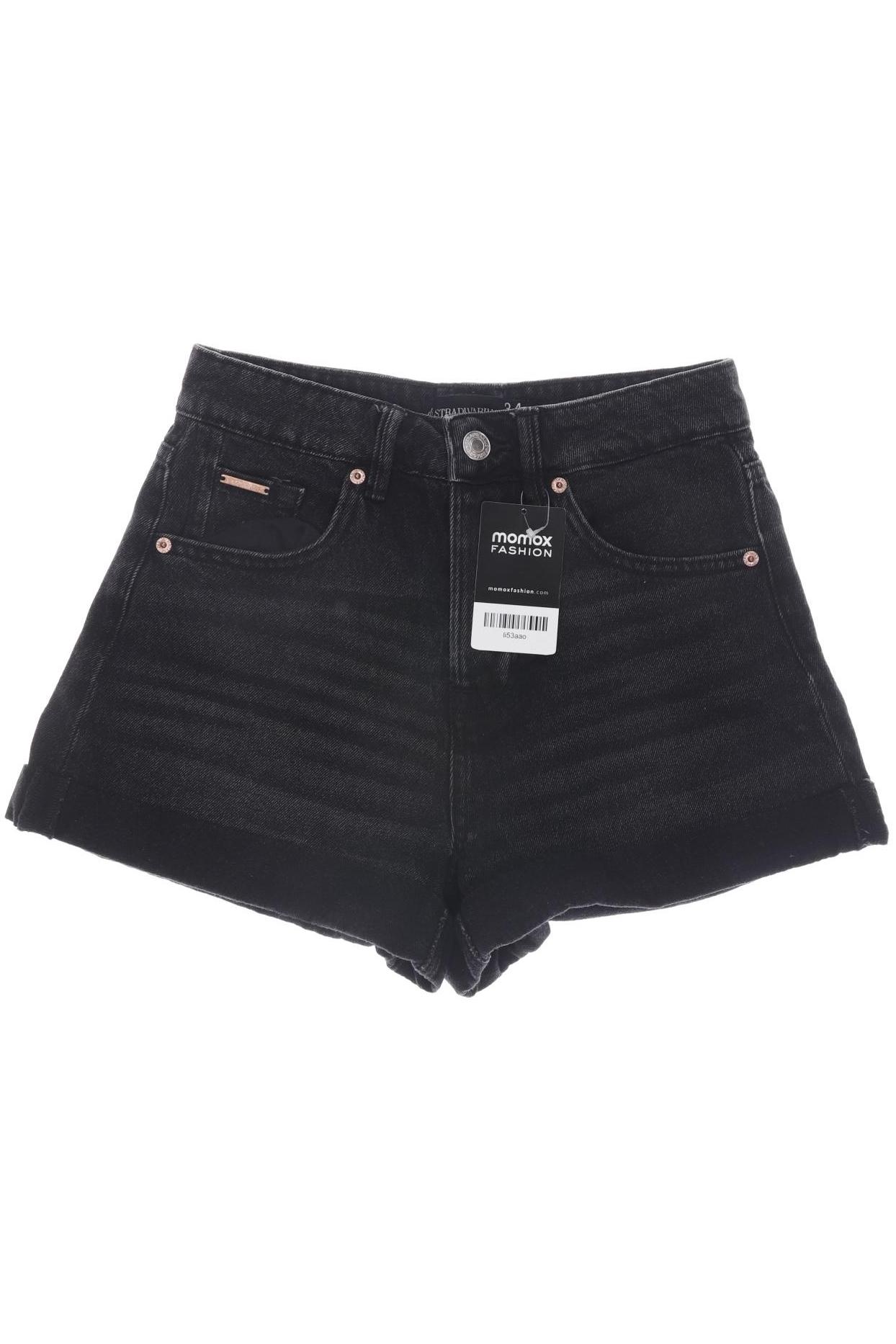 

Stradivarius Damen Shorts, schwarz, Gr. 34