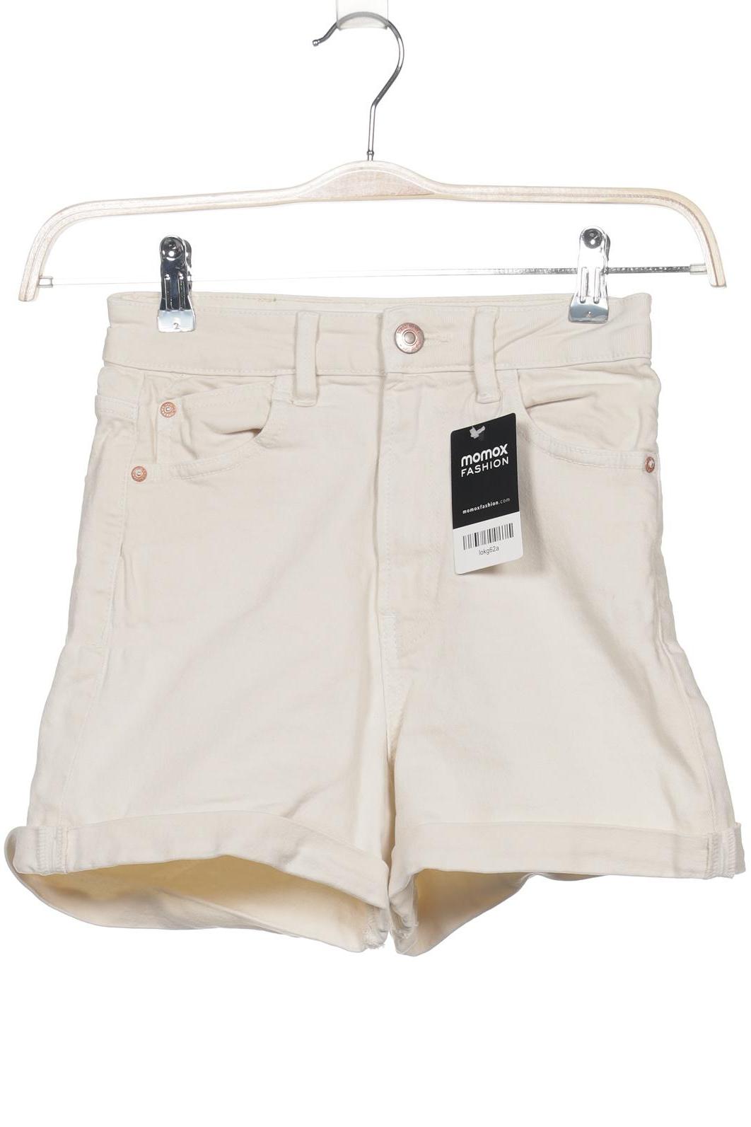 

Stradivarius Damen Shorts, cremeweiß, Gr. 34