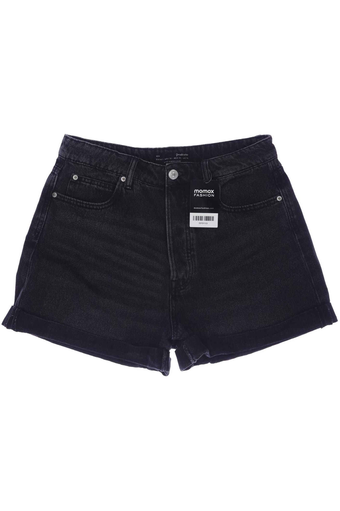 

Stradivarius Damen Shorts, schwarz, Gr. 42
