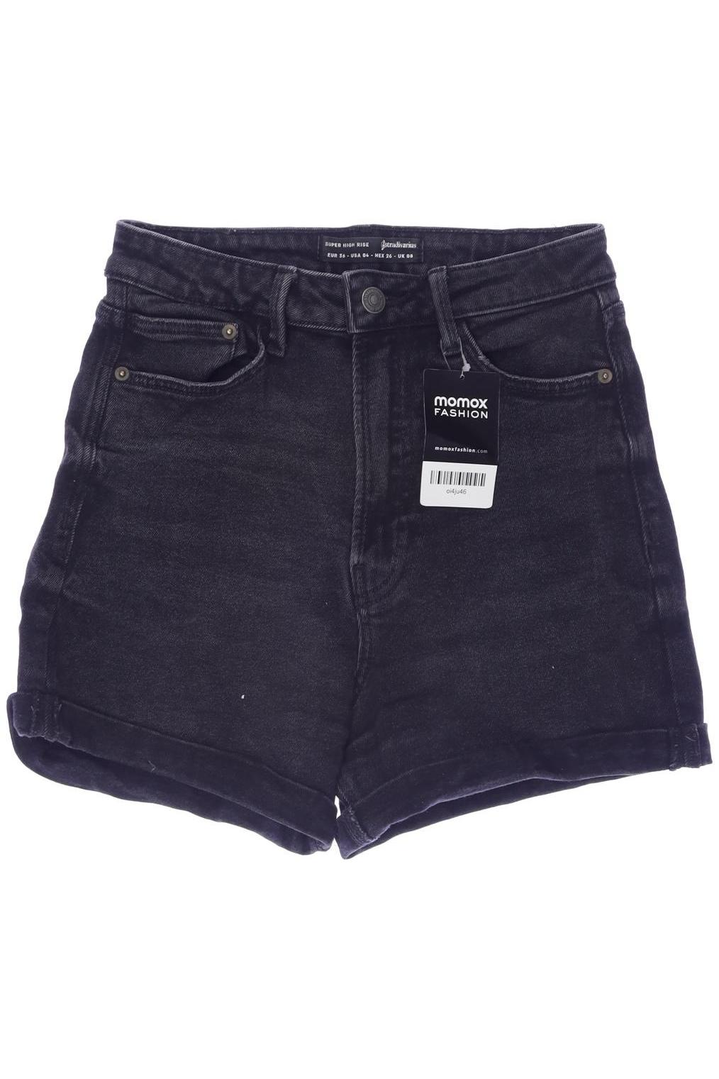 

Stradivarius Damen Shorts, schwarz, Gr. 36