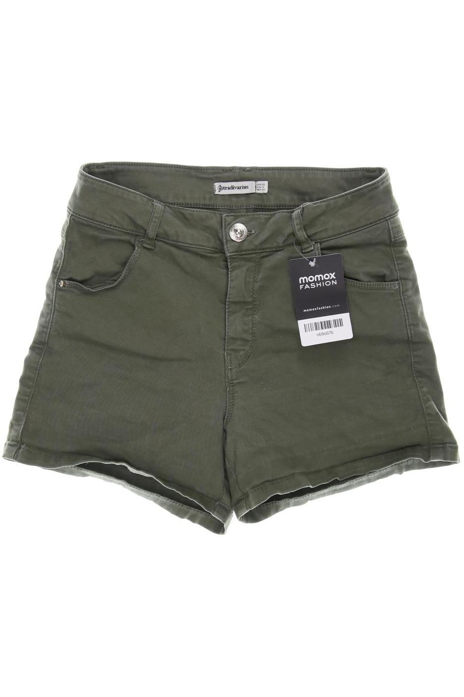 

Stradivarius Damen Shorts, grün, Gr. 32