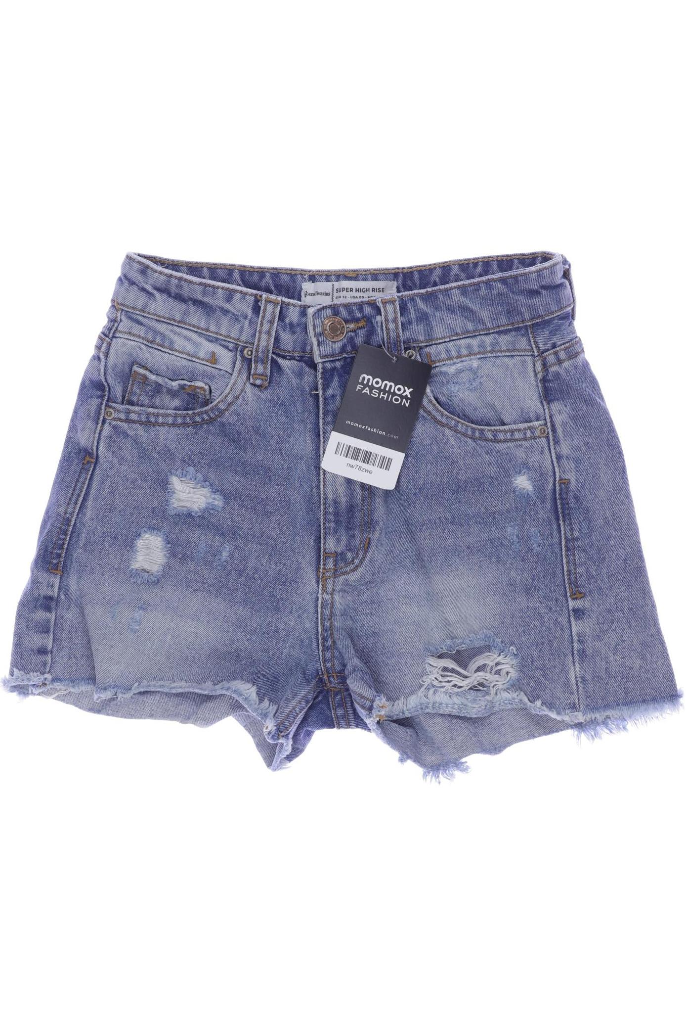 

Stradivarius Damen Shorts, blau, Gr. 32