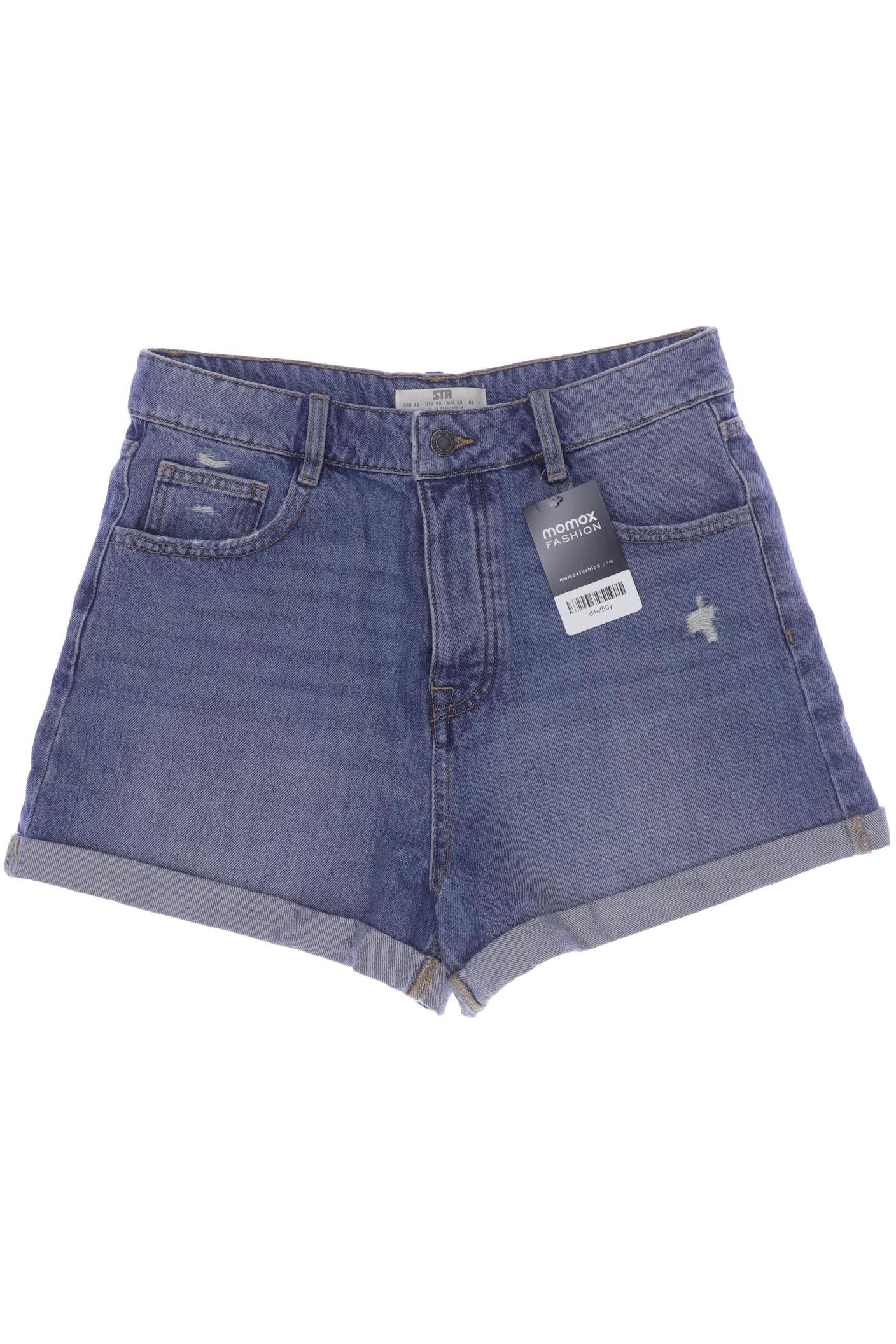 

Stradivarius Damen Shorts, blau, Gr. 40