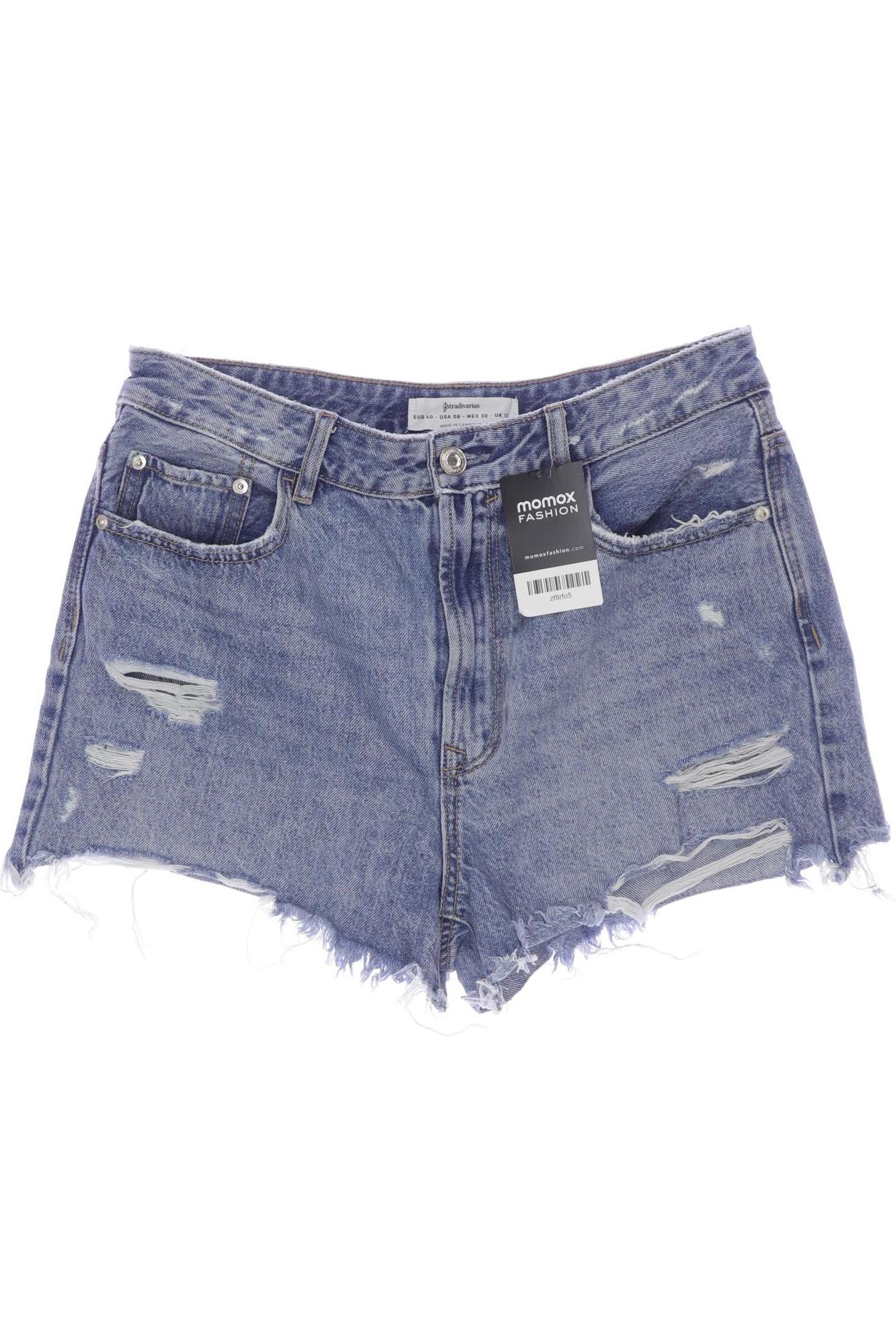 

Stradivarius Damen Shorts, blau, Gr. 40