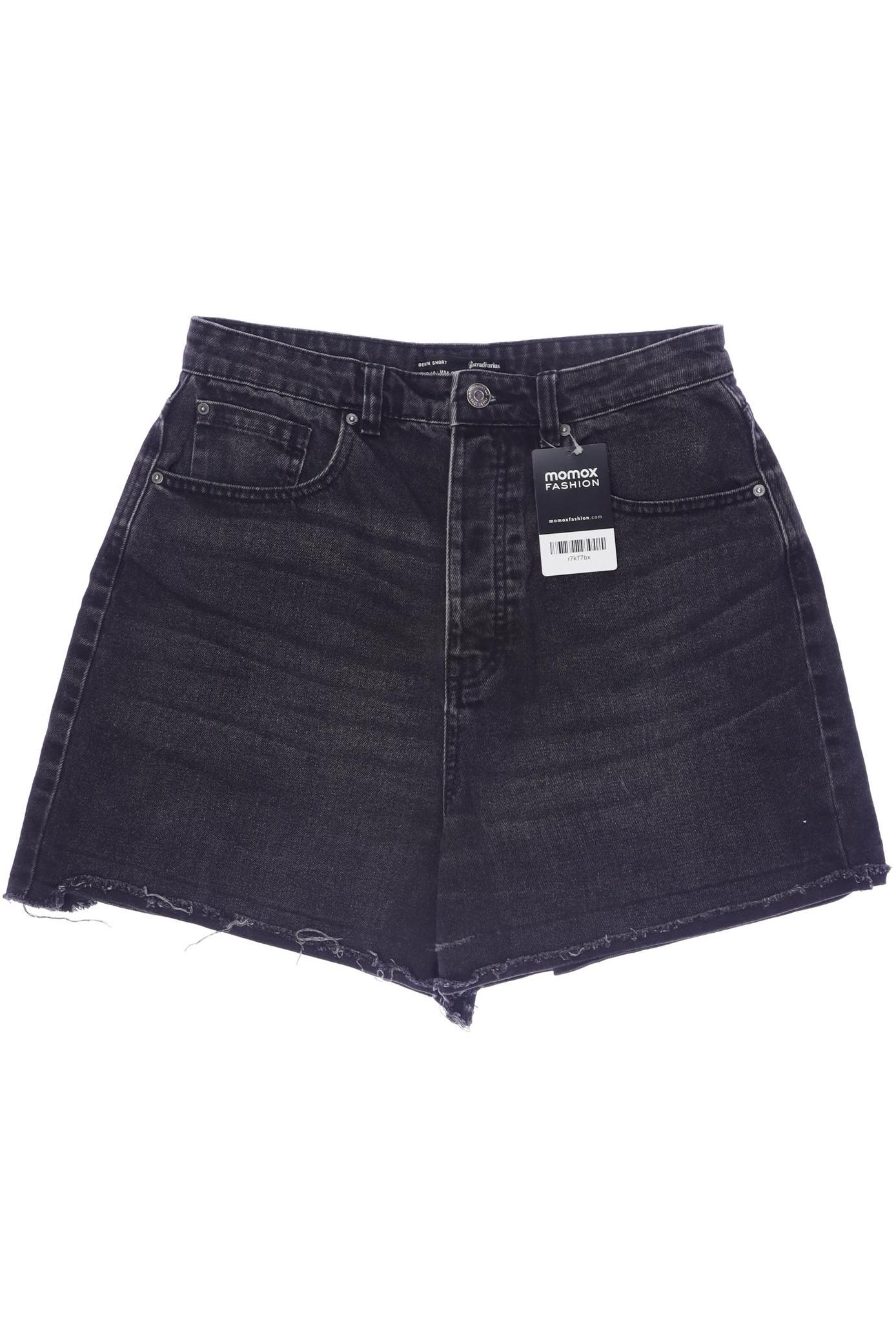 

Stradivarius Damen Shorts, schwarz, Gr. 40