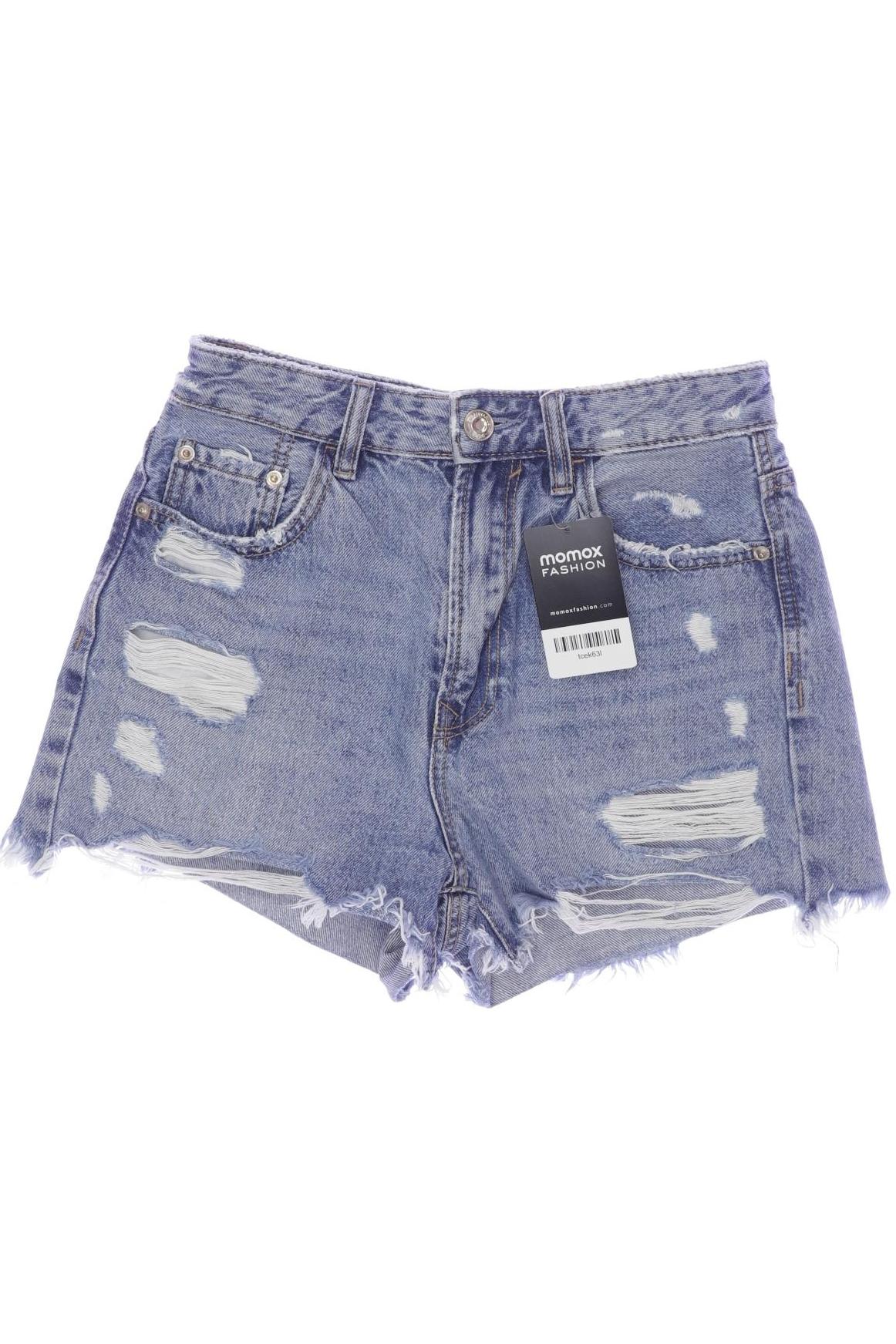 

Stradivarius Damen Shorts, blau, Gr. 34