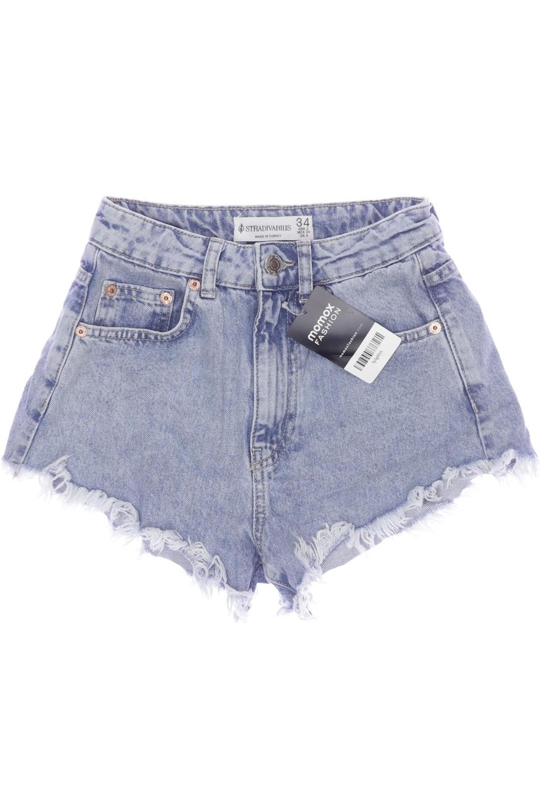

Stradivarius Damen Shorts, hellblau, Gr. 34