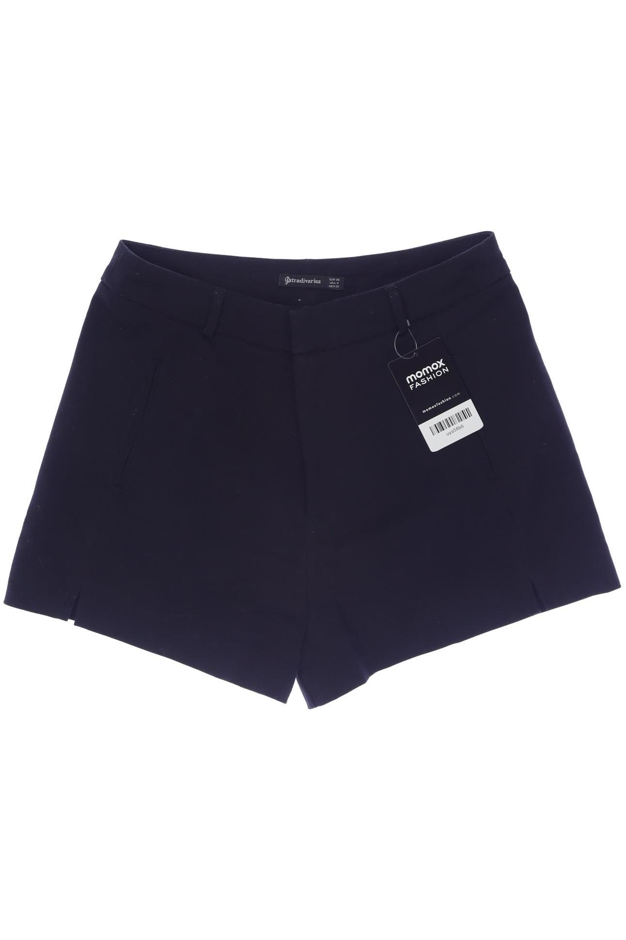 

Stradivarius Damen Shorts, schwarz, Gr. 36