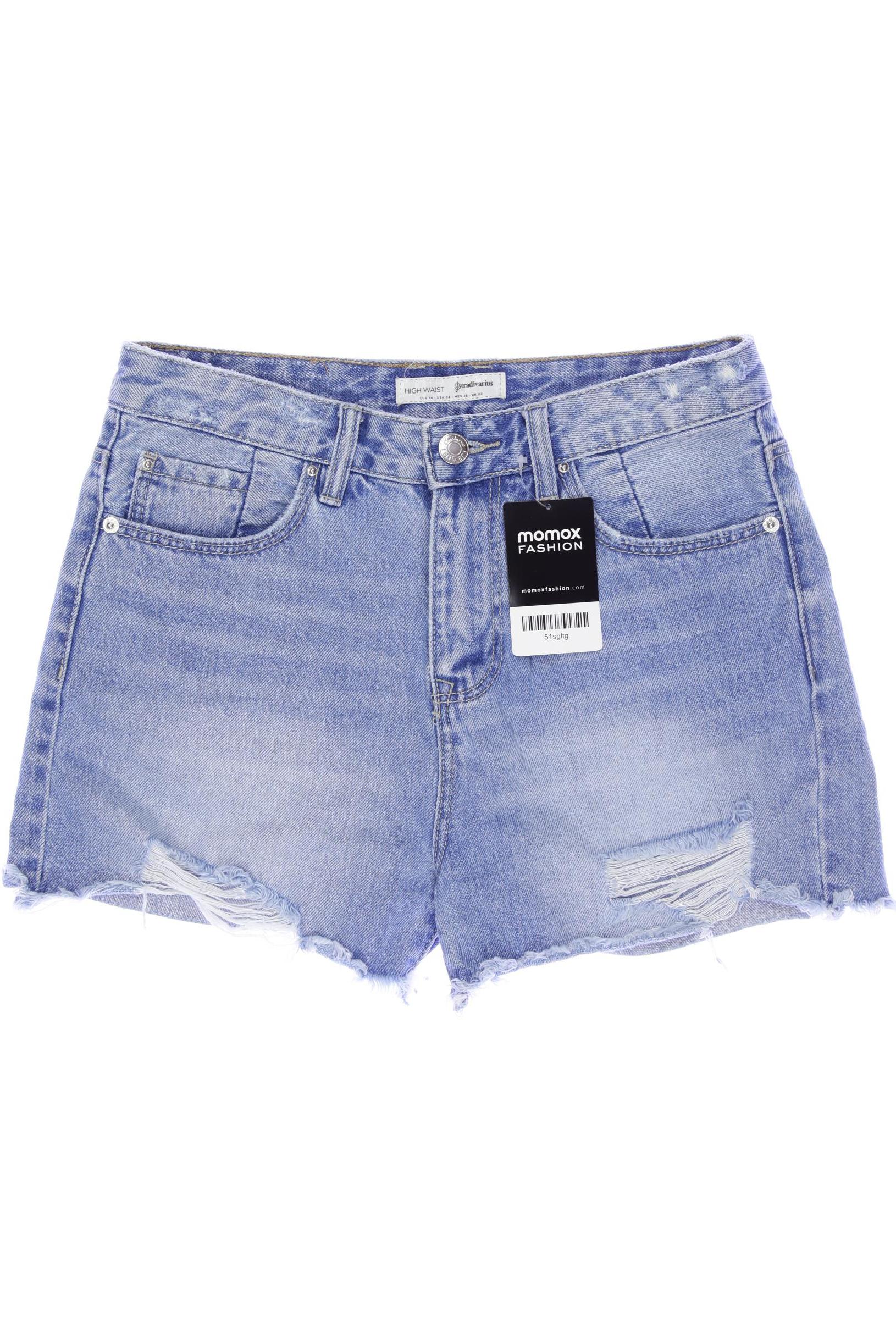 

Stradivarius Damen Shorts, blau, Gr. 36