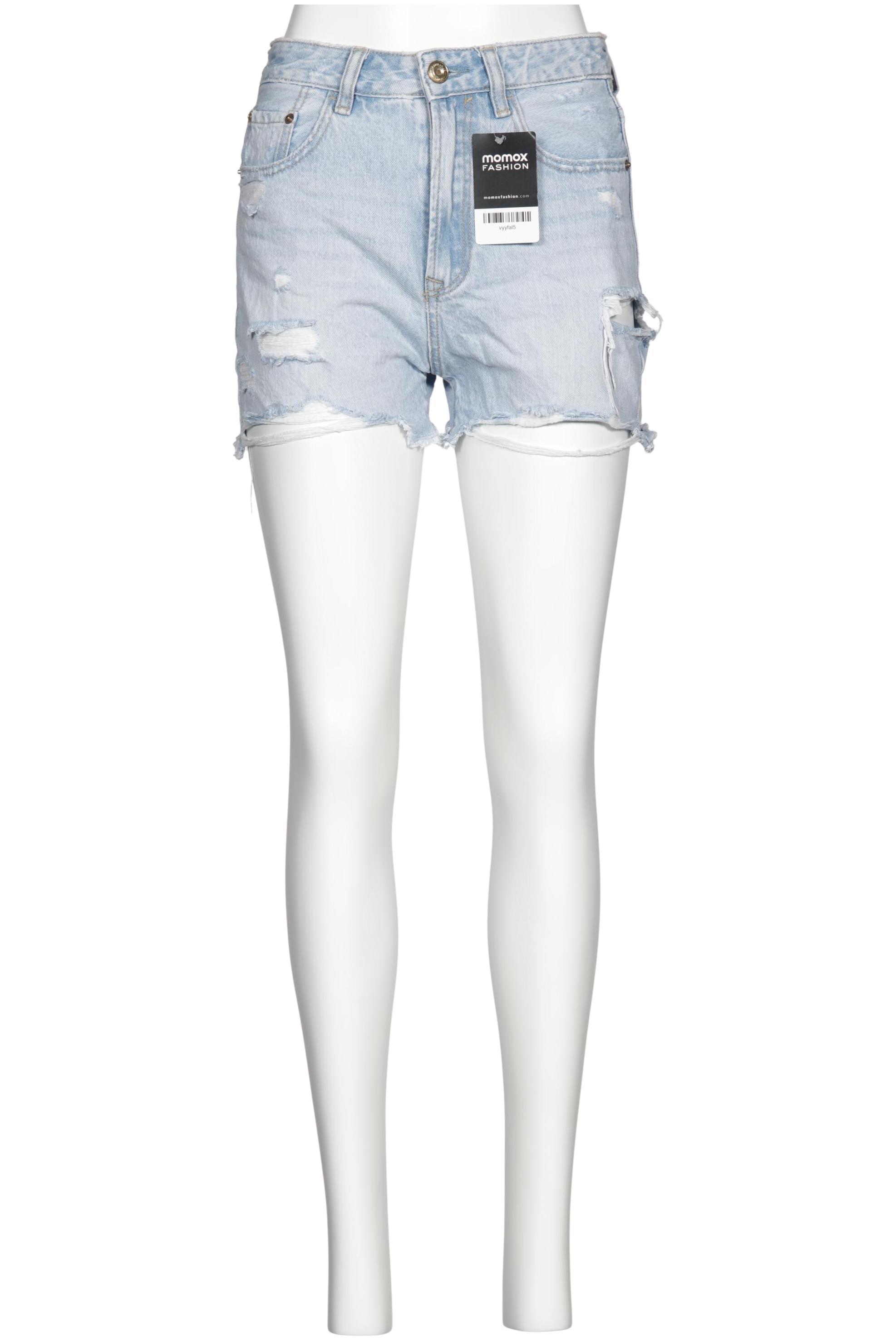 

Stradivarius Damen Shorts, hellblau, Gr. 34