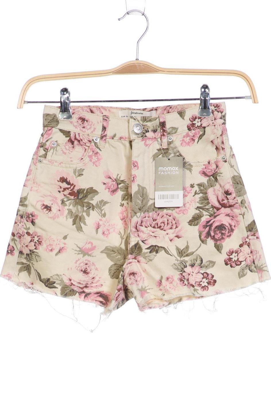 

Stradivarius Damen Shorts, cremeweiß
