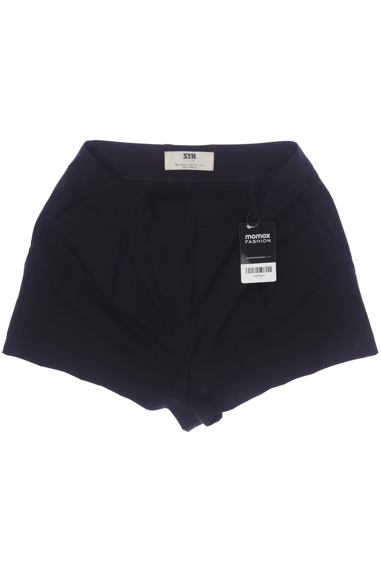 

Stradivarius Damen Shorts, schwarz, Gr. 38