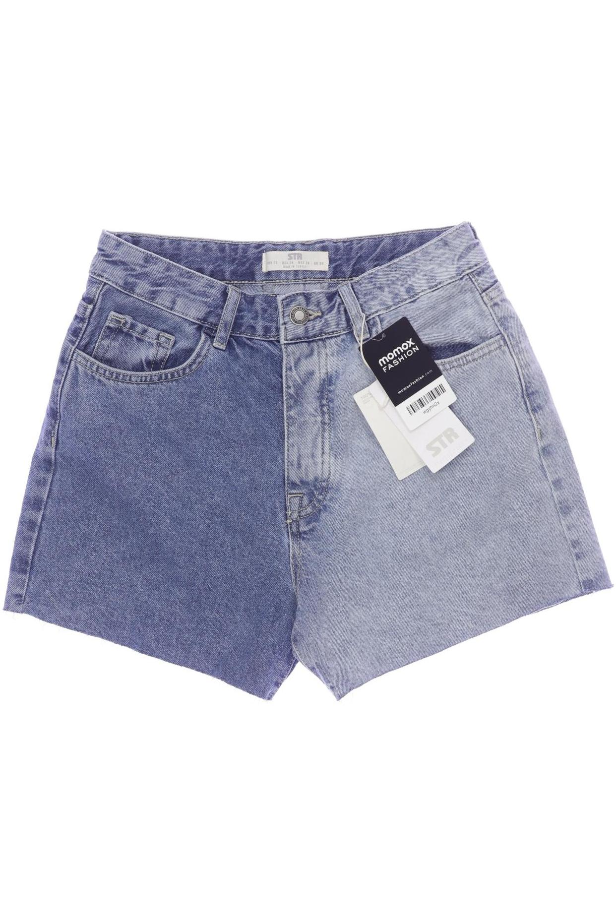 

Stradivarius Damen Shorts, blau, Gr. 36