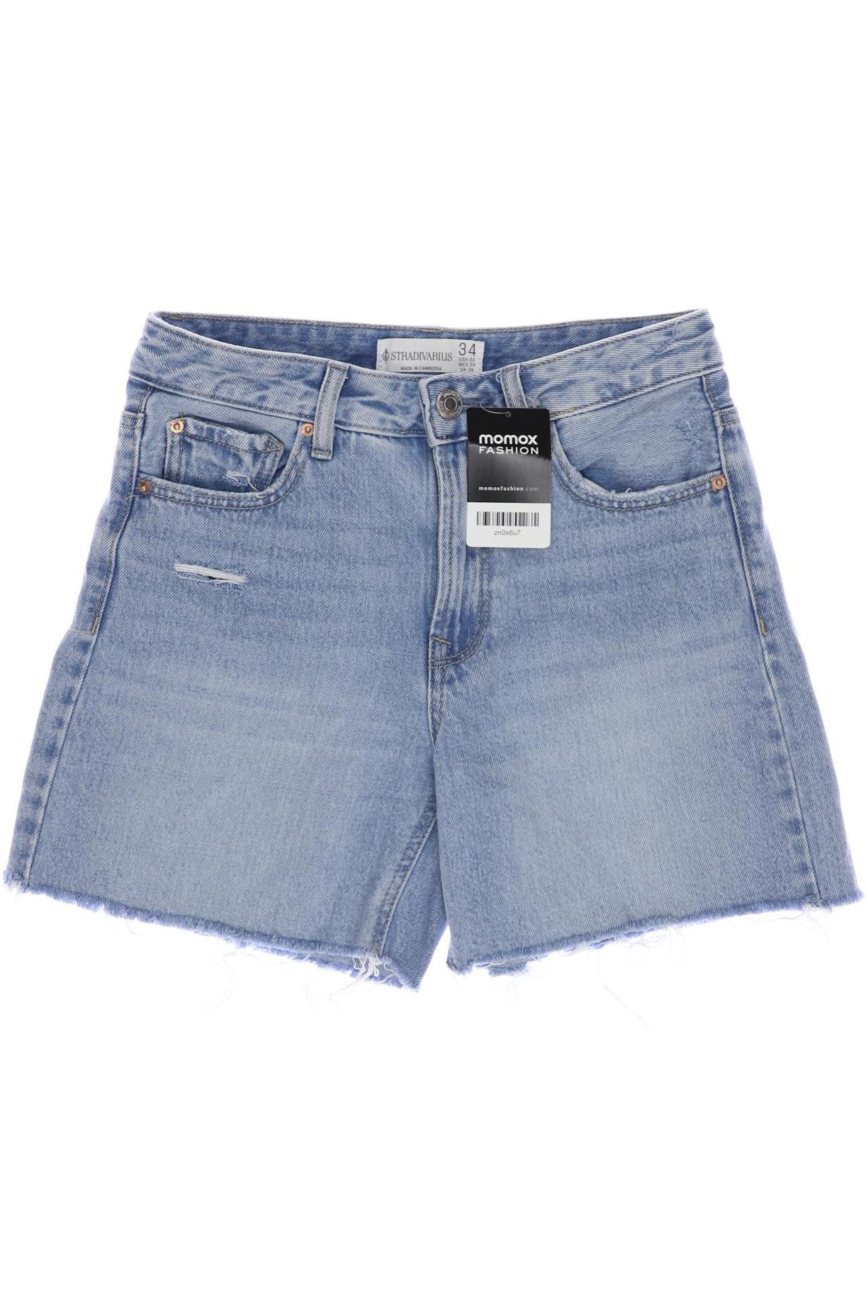 

Stradivarius Damen Shorts, hellblau, Gr. 34