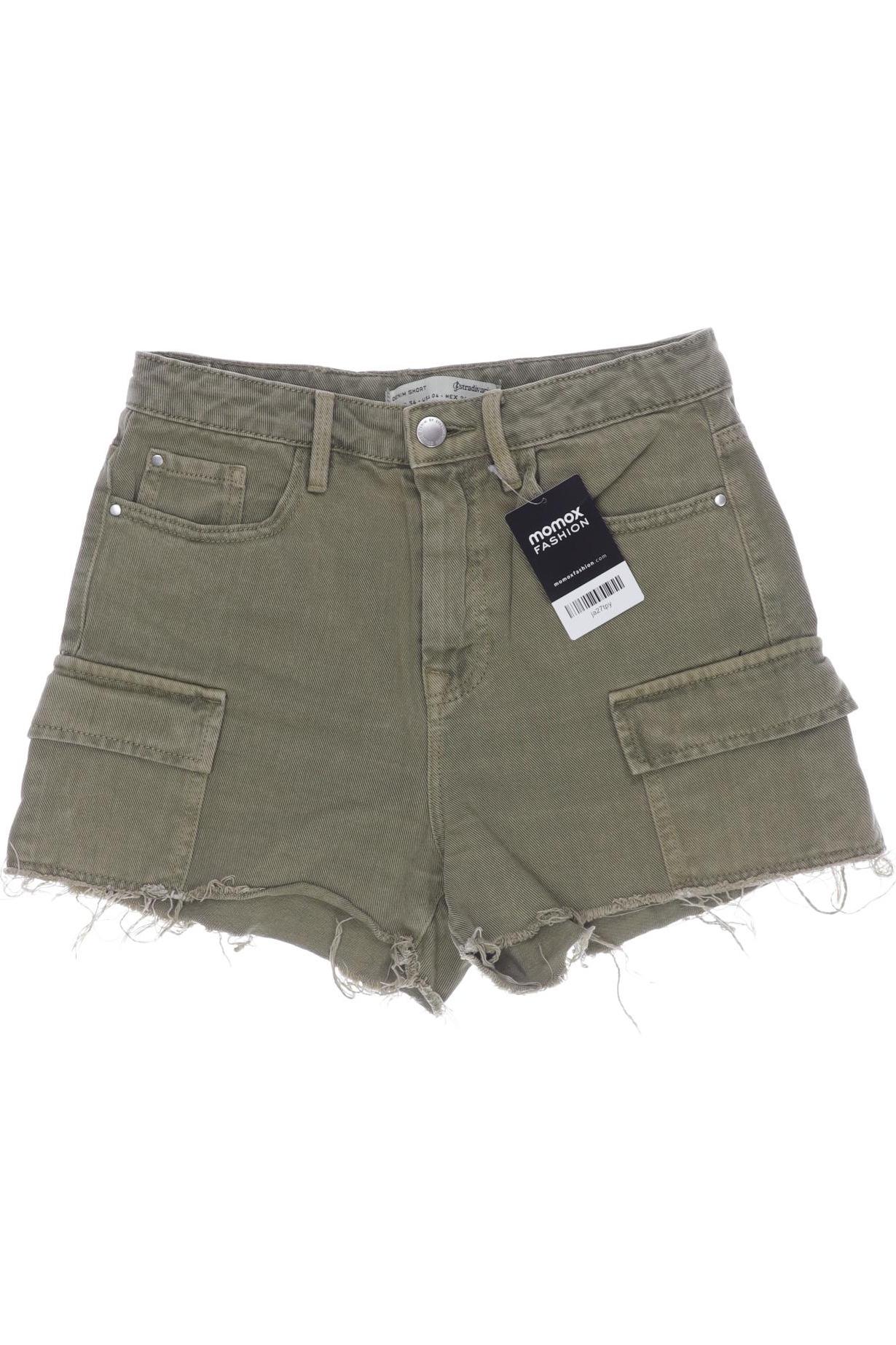 

Stradivarius Damen Shorts, grün, Gr. 36