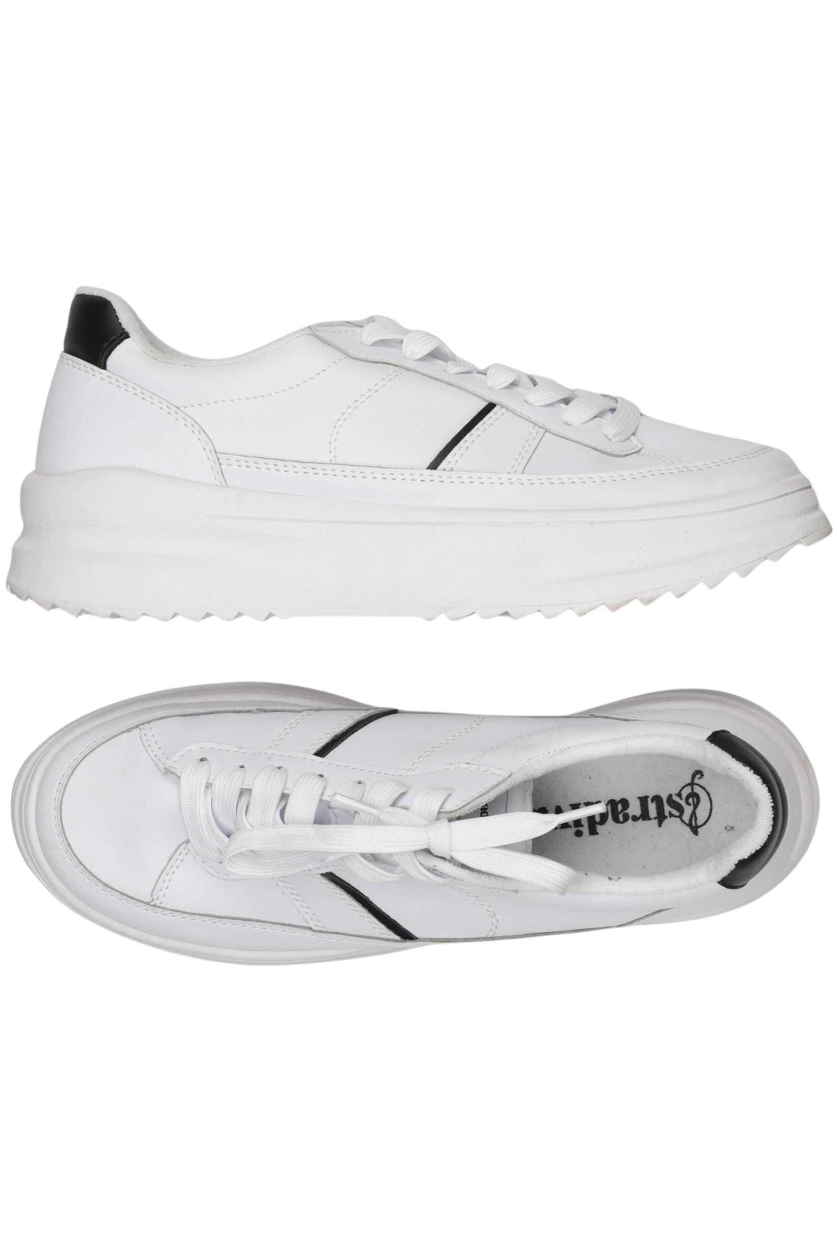 

Stradivarius Damen Sneakers, weiß, Gr. 40