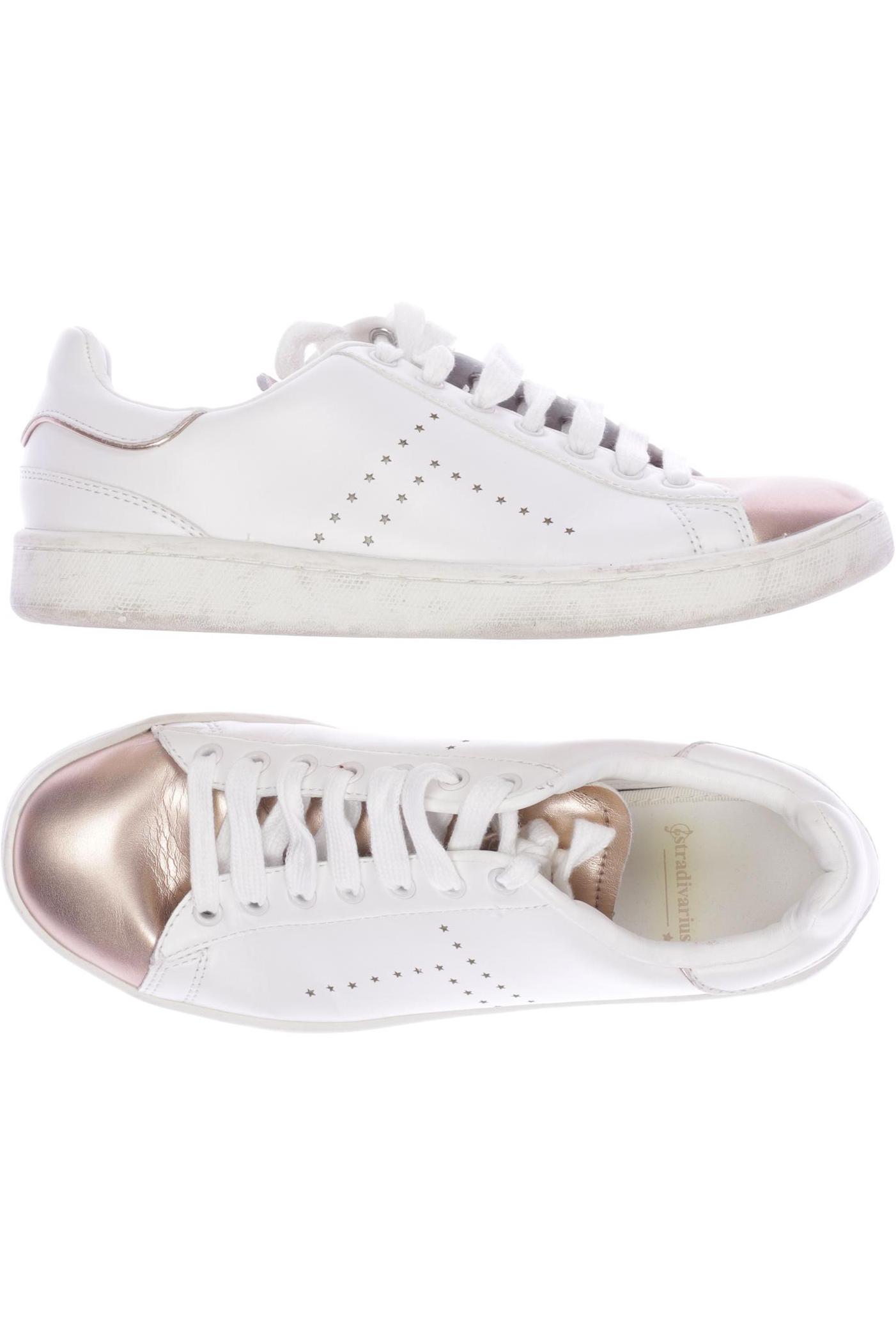 

Stradivarius Damen Sneakers, weiß, Gr. 38