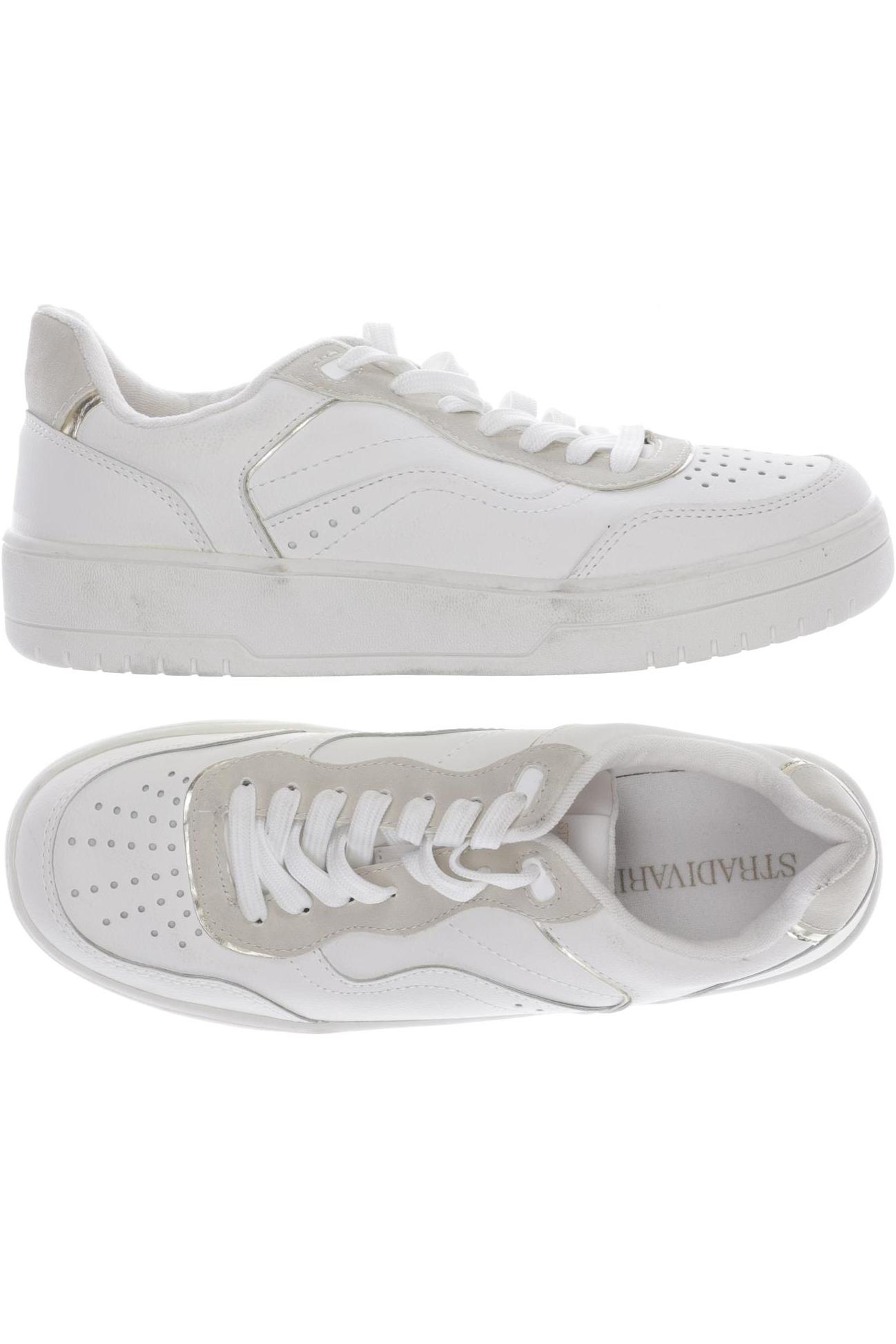 

Stradivarius Damen Sneakers, weiß, Gr. 40