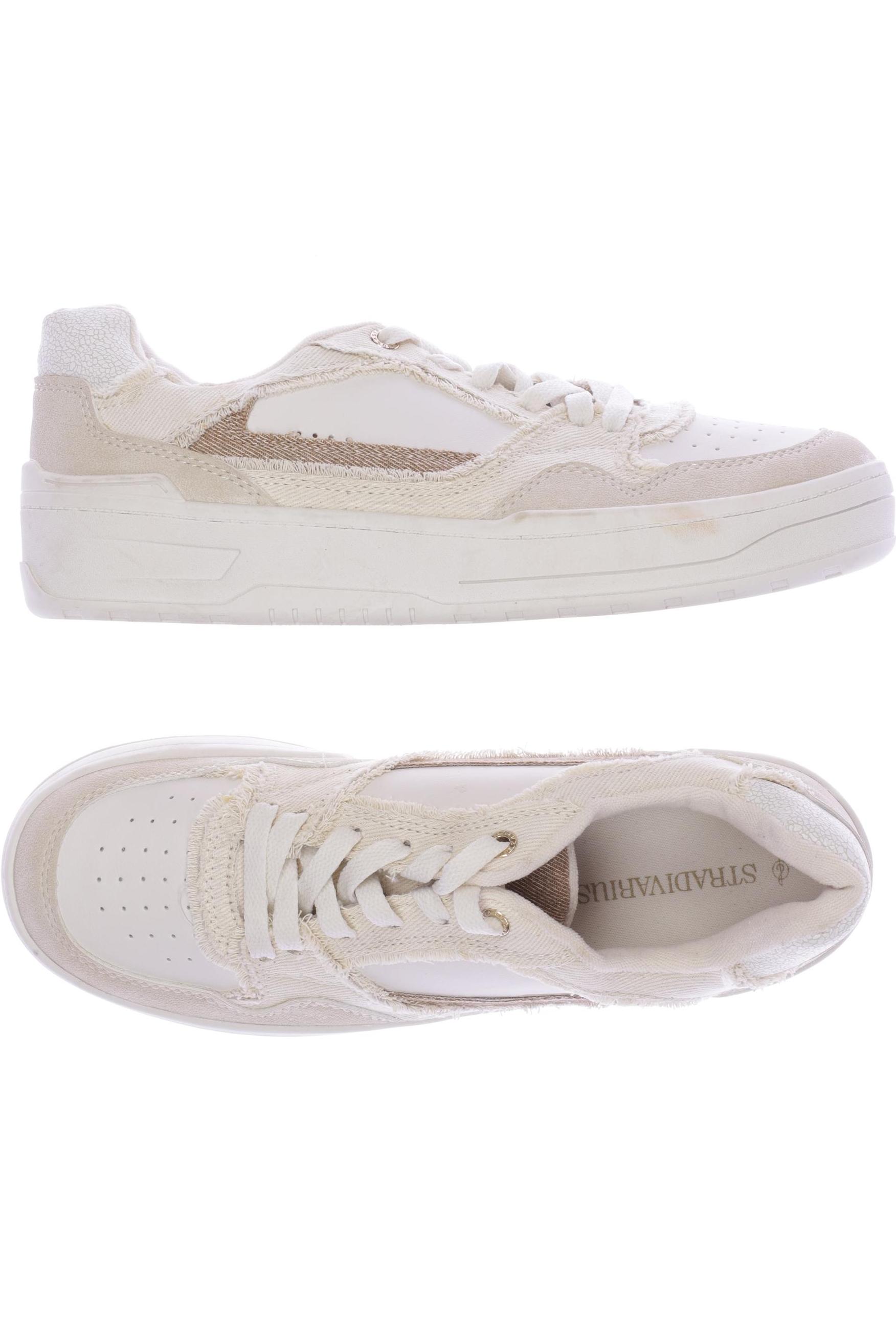 

Stradivarius Damen Sneakers, cremeweiß, Gr. 40