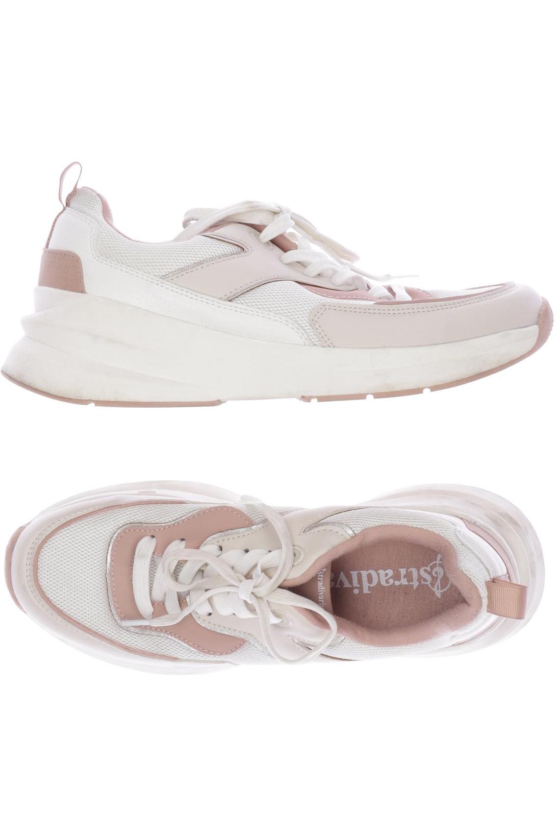 

Stradivarius Damen Sneakers, cremeweiß, Gr. 40