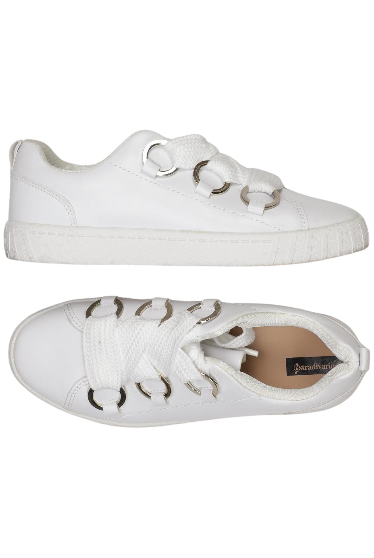 

Stradivarius Damen Sneakers, weiß, Gr. 37