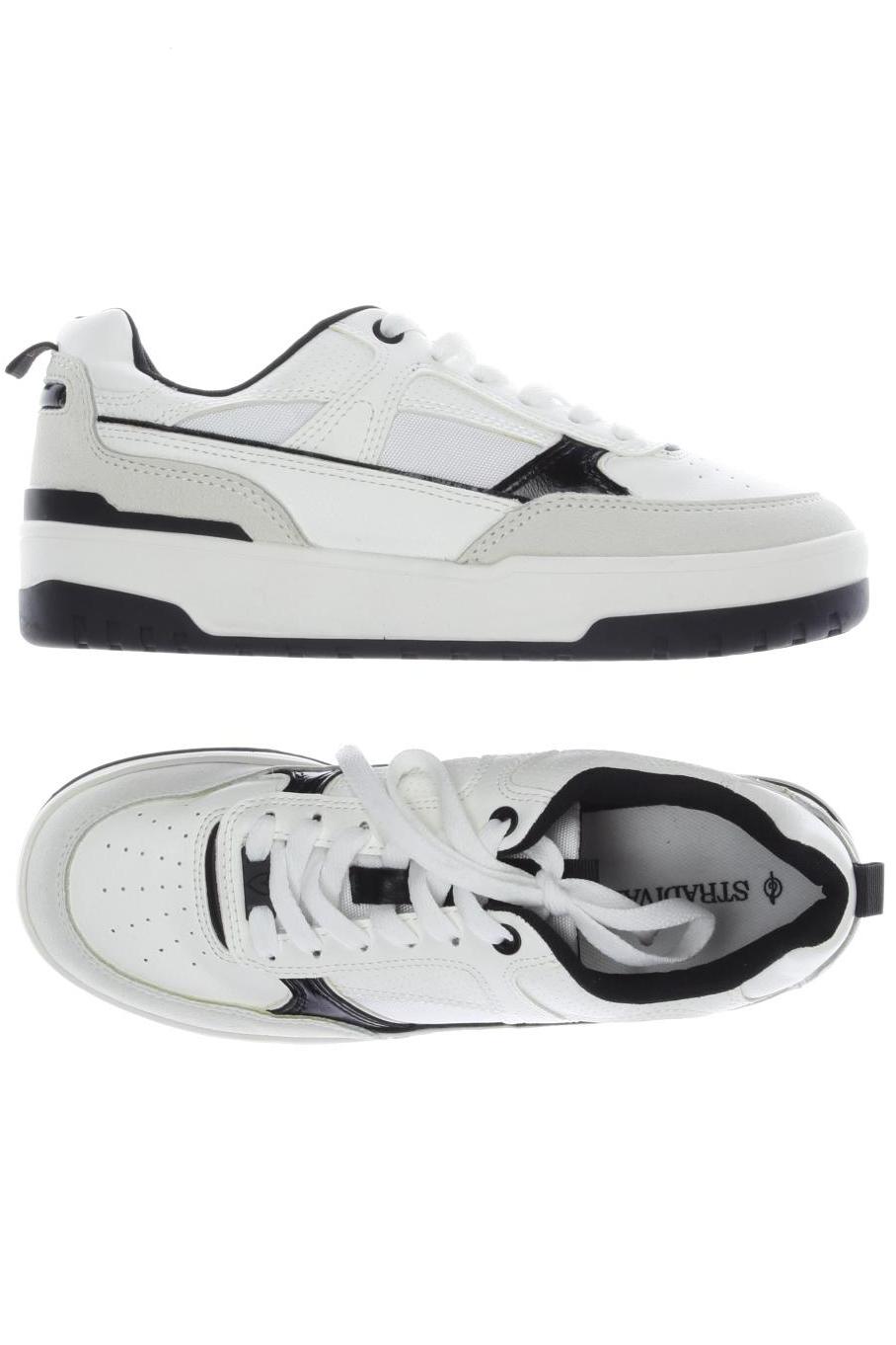 

Stradivarius Damen Sneakers, weiß, Gr. 38