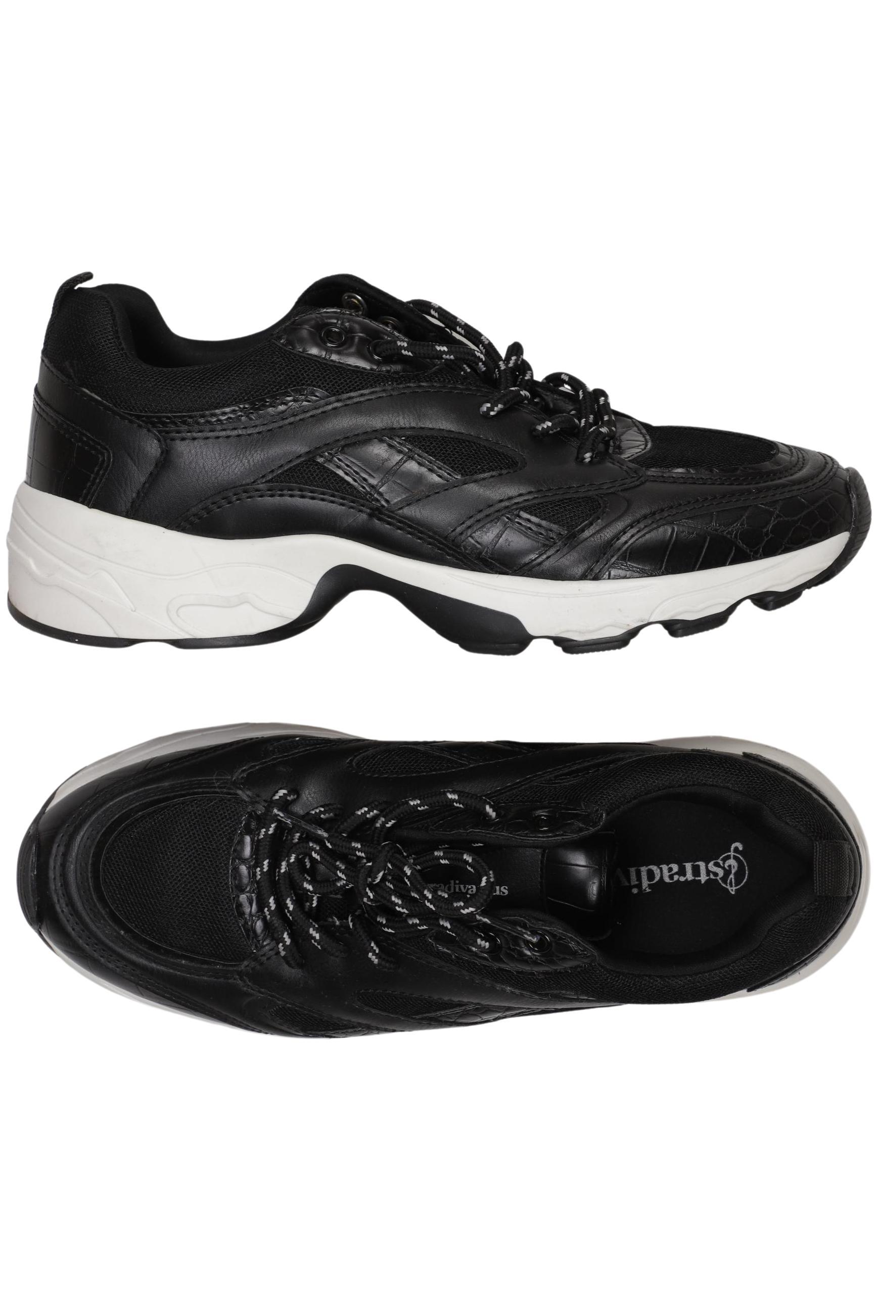 

Stradivarius Damen Sneakers, schwarz, Gr. 38