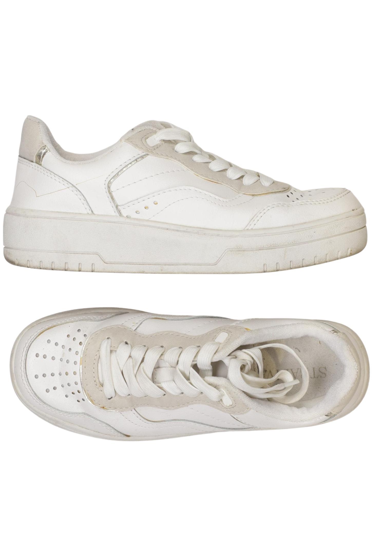 

Stradivarius Damen Sneakers, weiß, Gr. 35