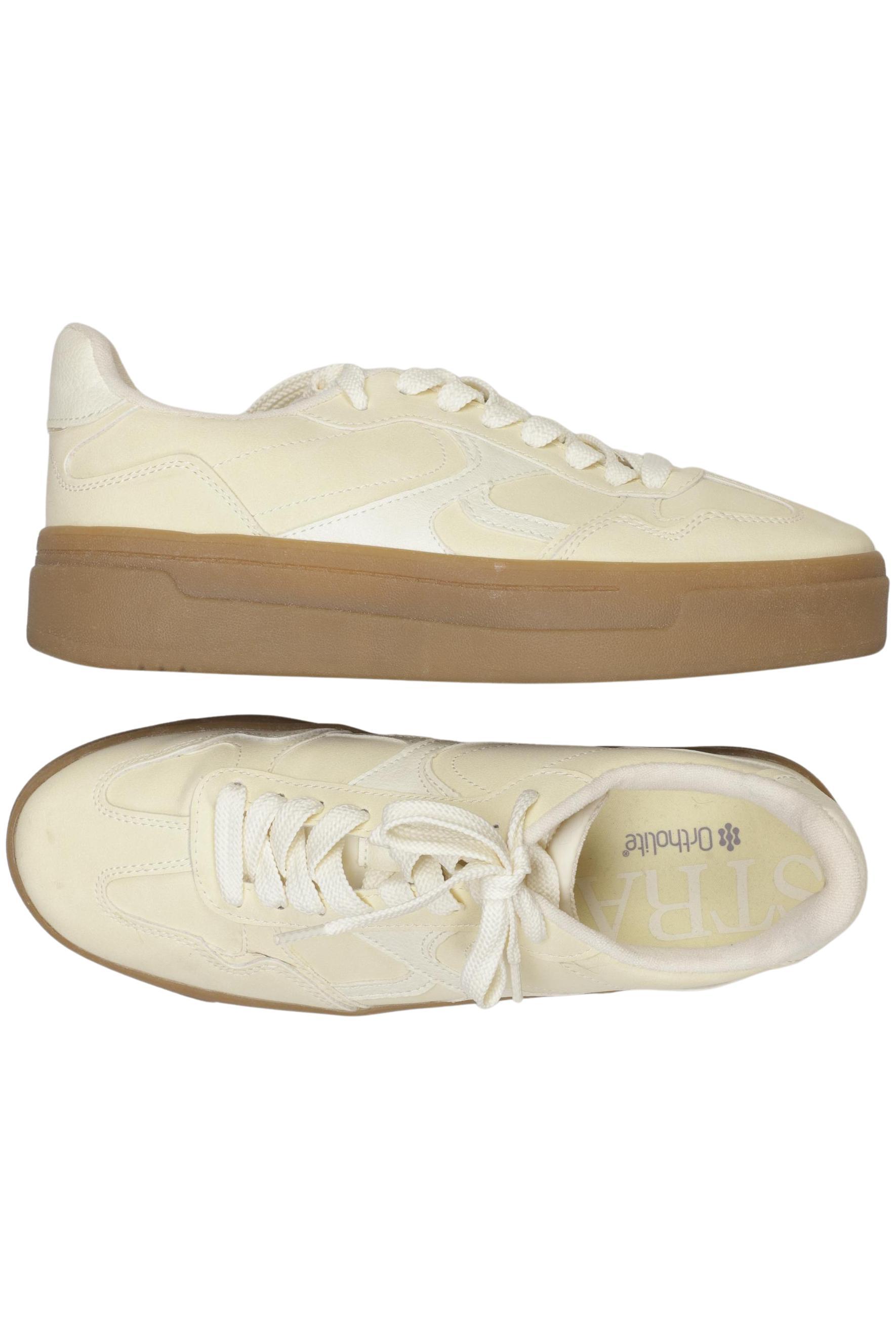

Stradivarius Damen Sneakers, cremeweiß, Gr. 40