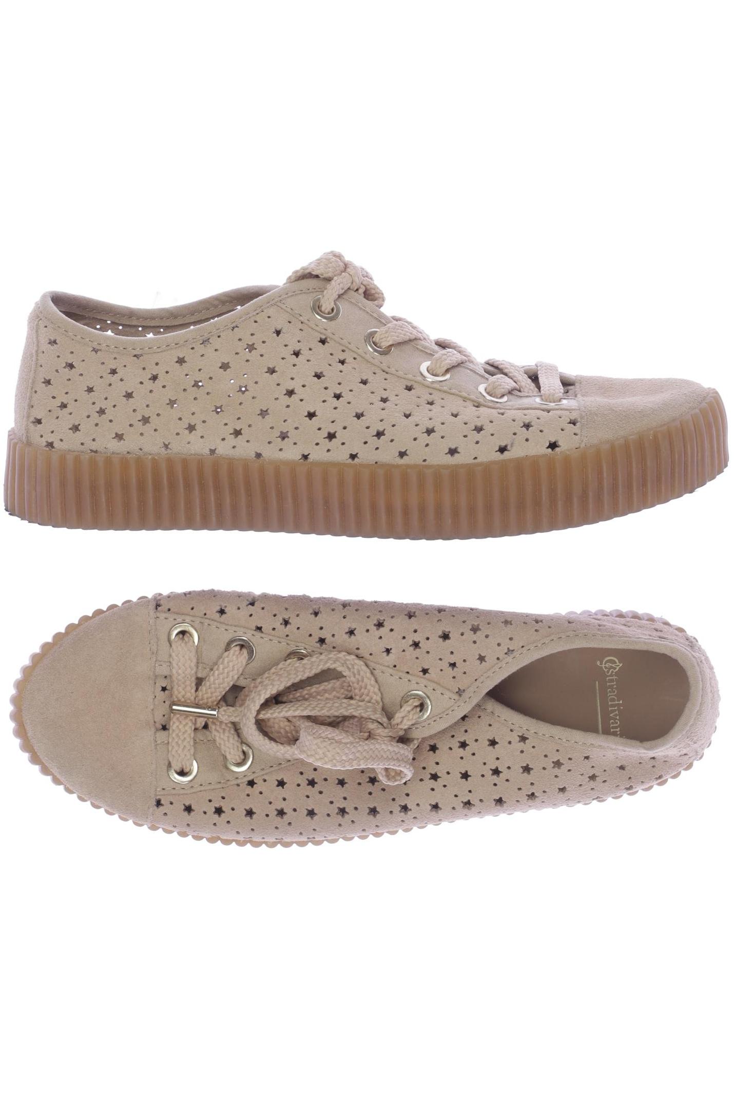

Stradivarius Damen Sneakers, beige, Gr. 36