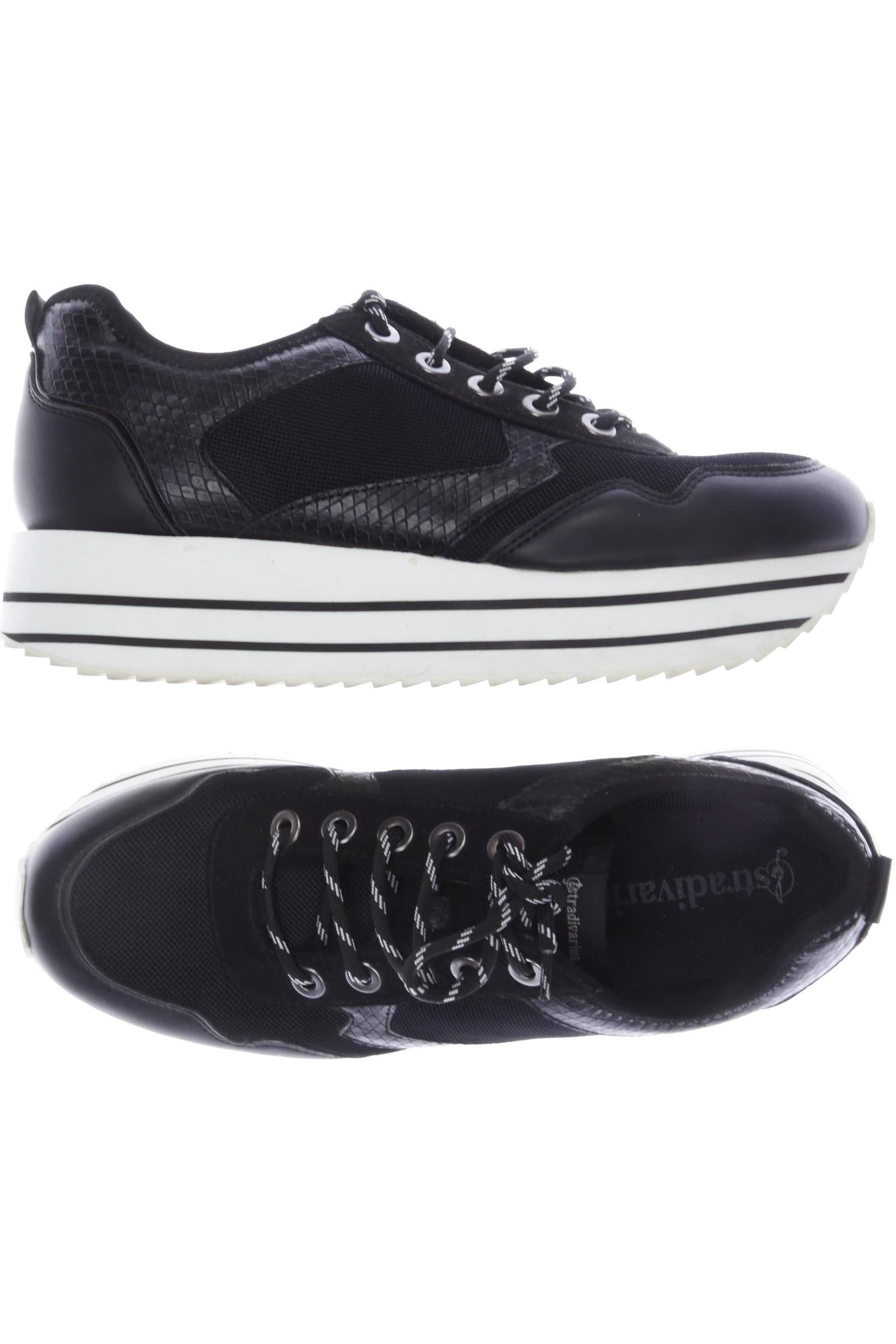 

Stradivarius Damen Sneakers, schwarz, Gr. 39