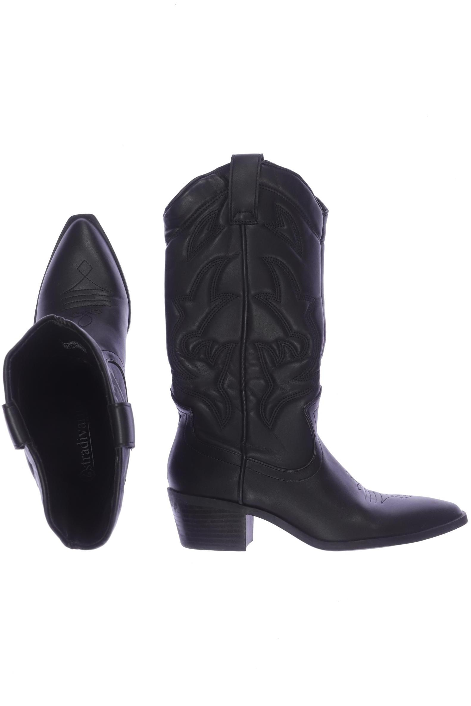 

Stradivarius Damen Stiefel, schwarz, Gr. 36