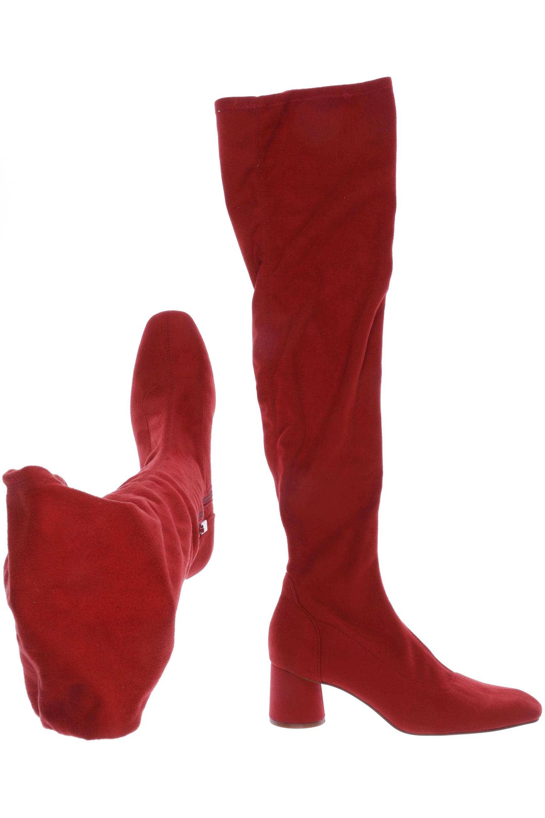 

Stradivarius Damen Stiefel, rot, Gr. 38