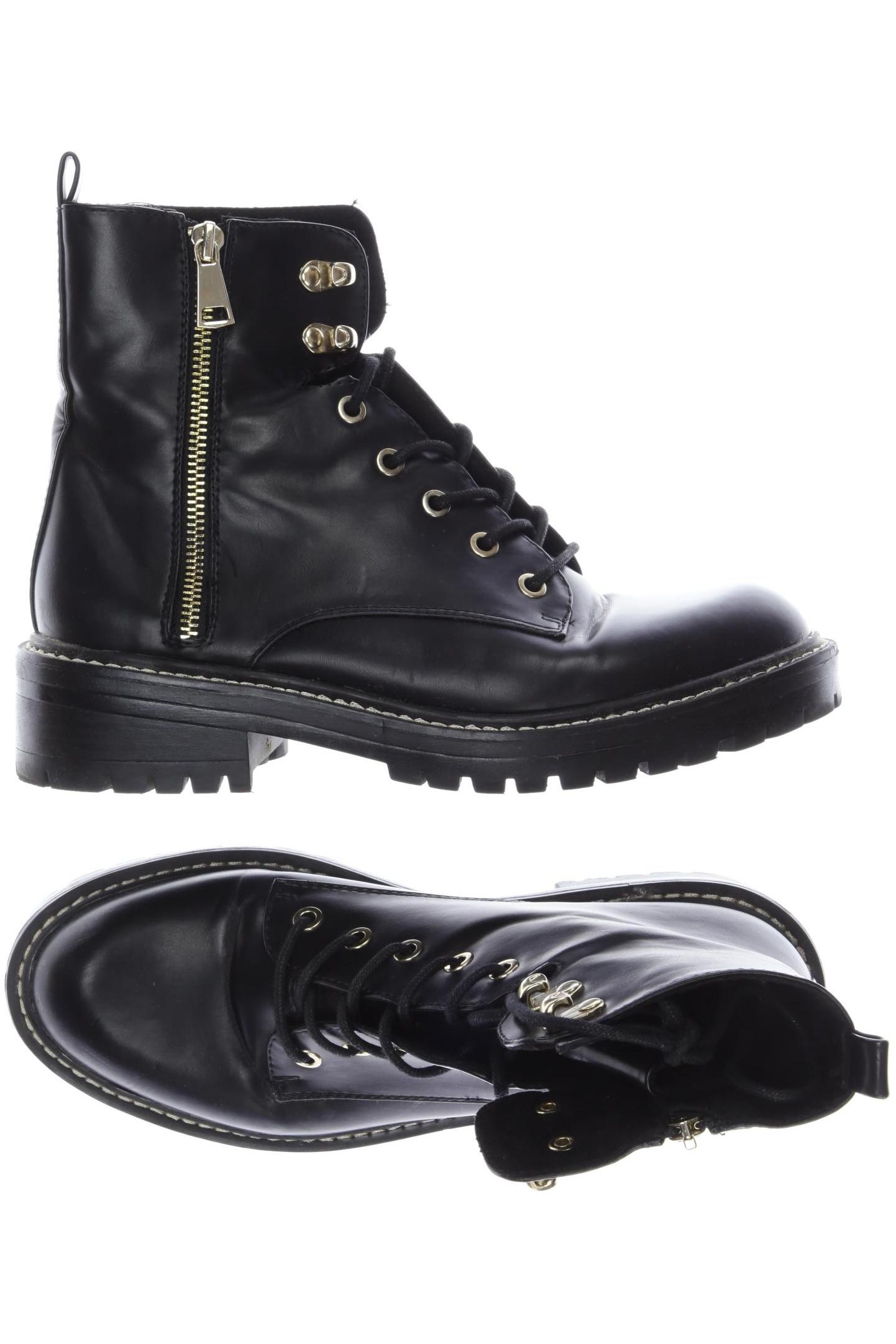

Stradivarius Damen Stiefelette, schwarz, Gr. 39