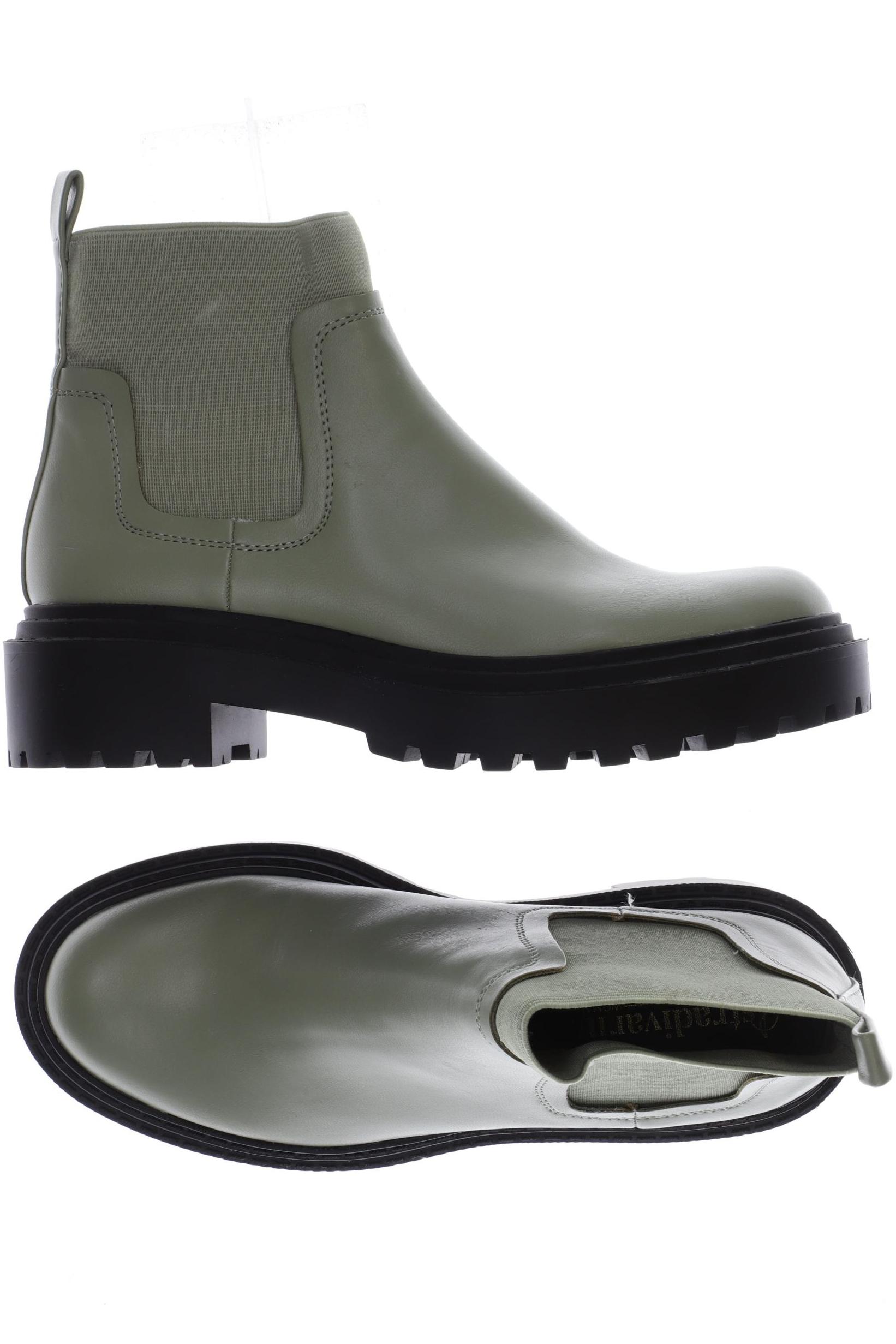 

Stradivarius Damen Stiefelette, grün, Gr. 38