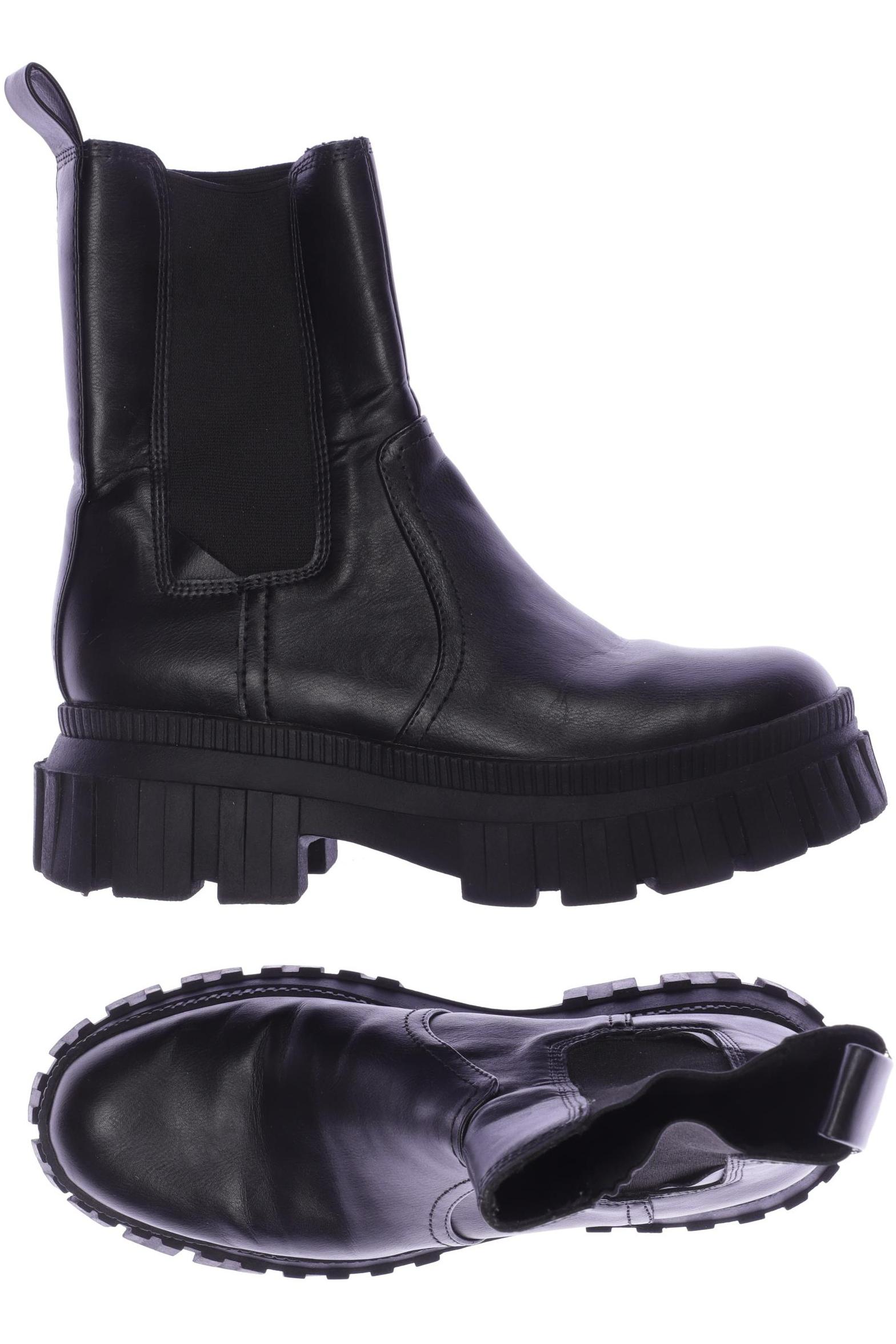 

Stradivarius Damen Stiefelette, schwarz, Gr. 38