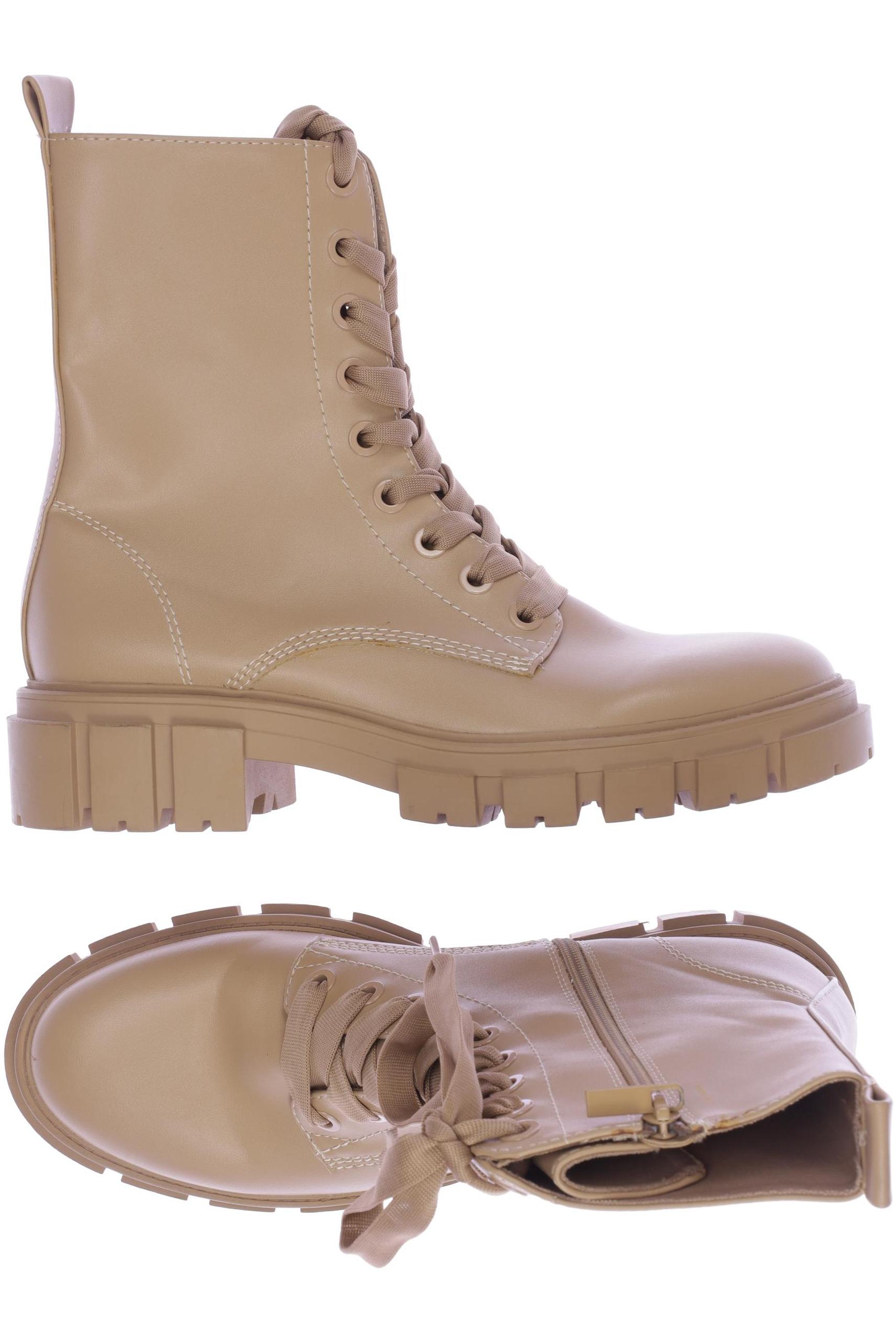 

Stradivarius Damen Stiefelette, beige, Gr. 40